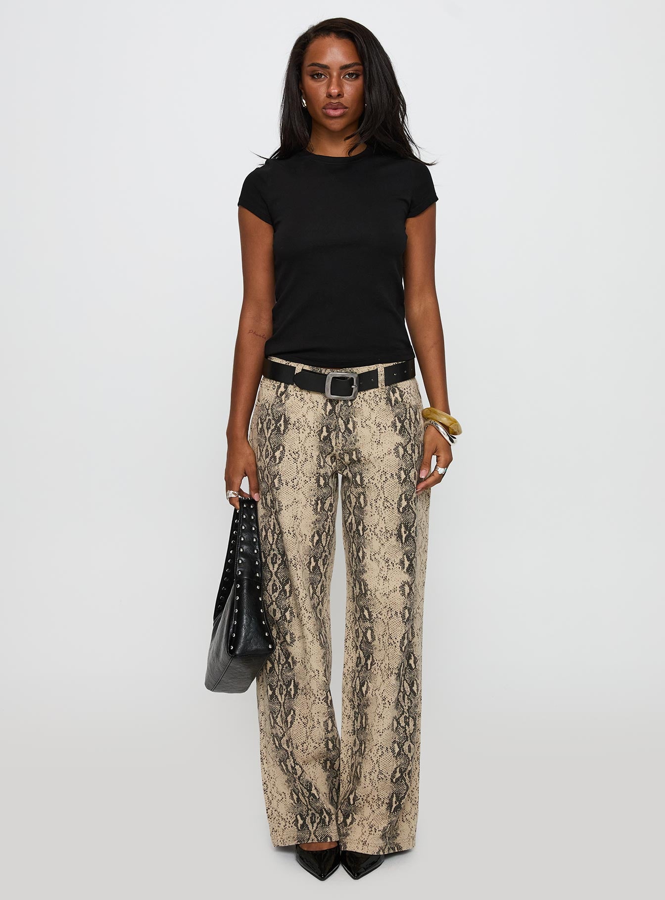 Prestige Longline Baby Tee Black-Vipp Girl