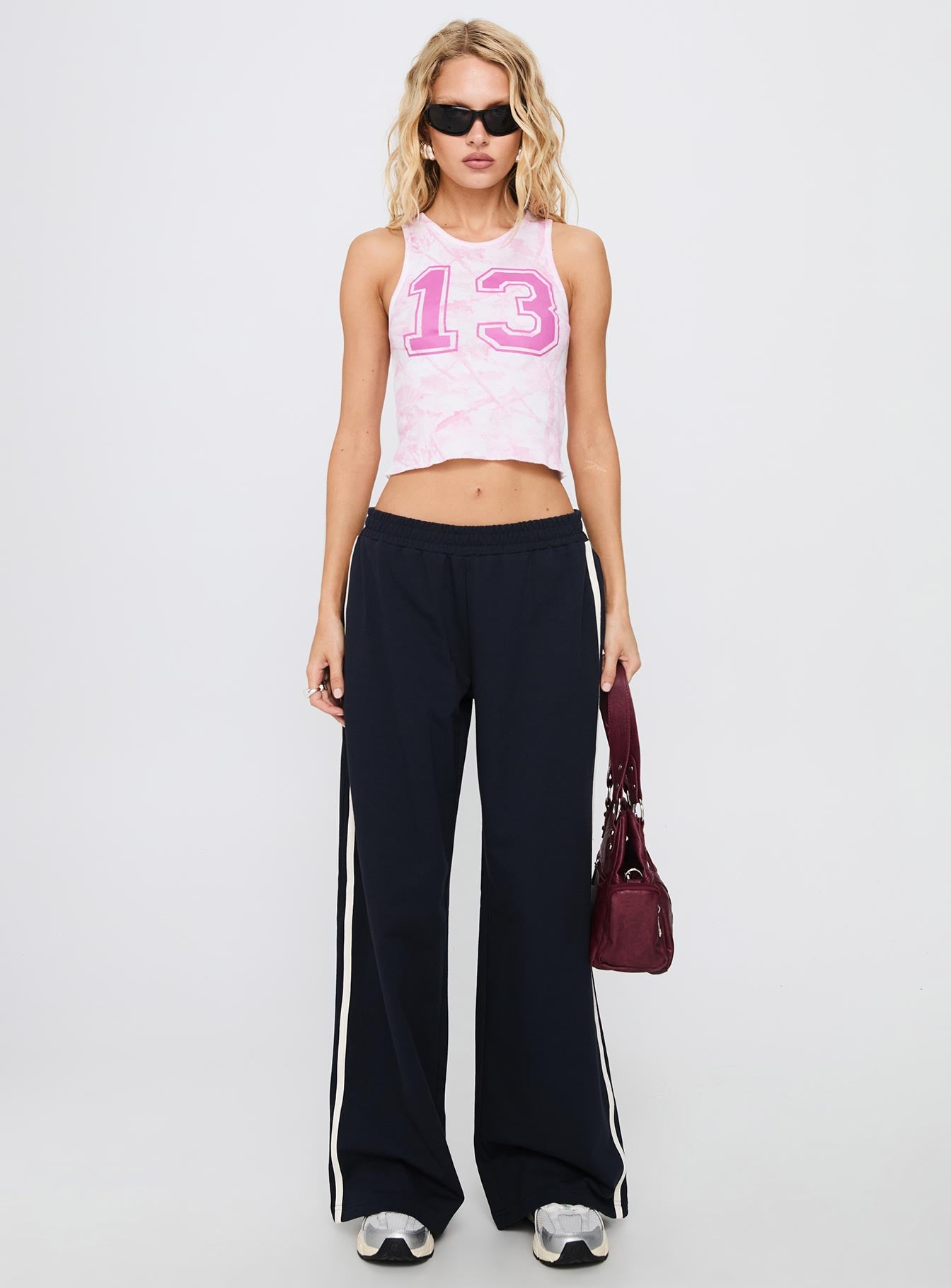 Lucky 13 Graphic Tank Purple-Vipp Girl