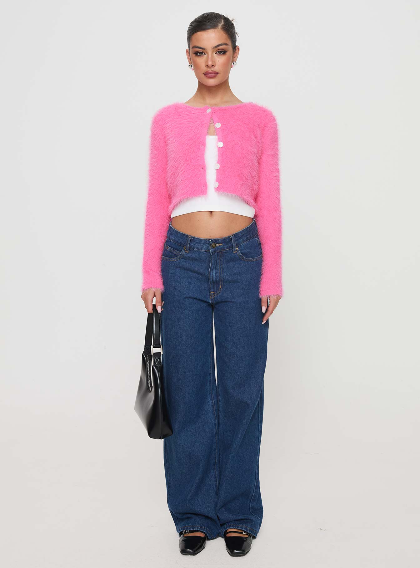 Just A Girl Cardigan Pink-Vipp Girl