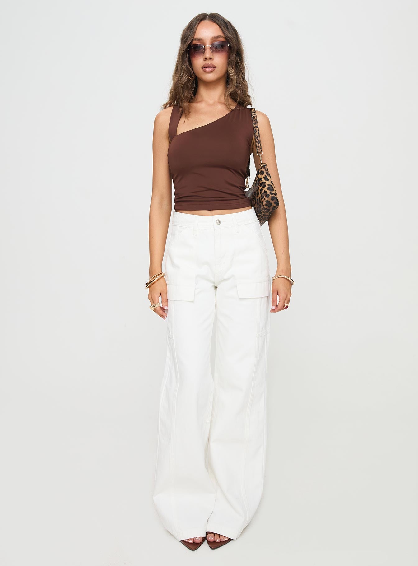 Chad Cargo Jeans White Denim-Vipp Girl