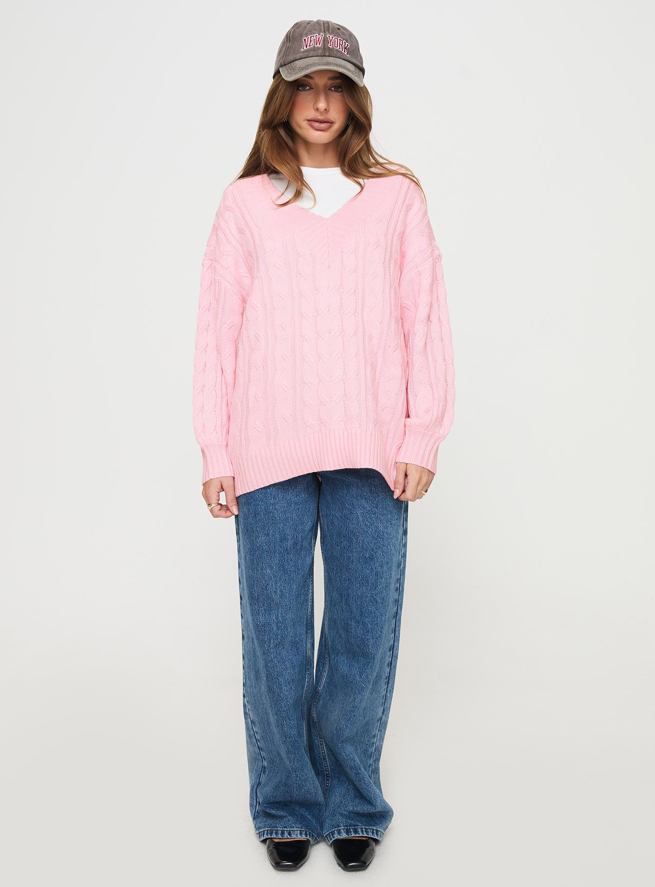 Moldova Knit Sweater Pink-Vipp Girl