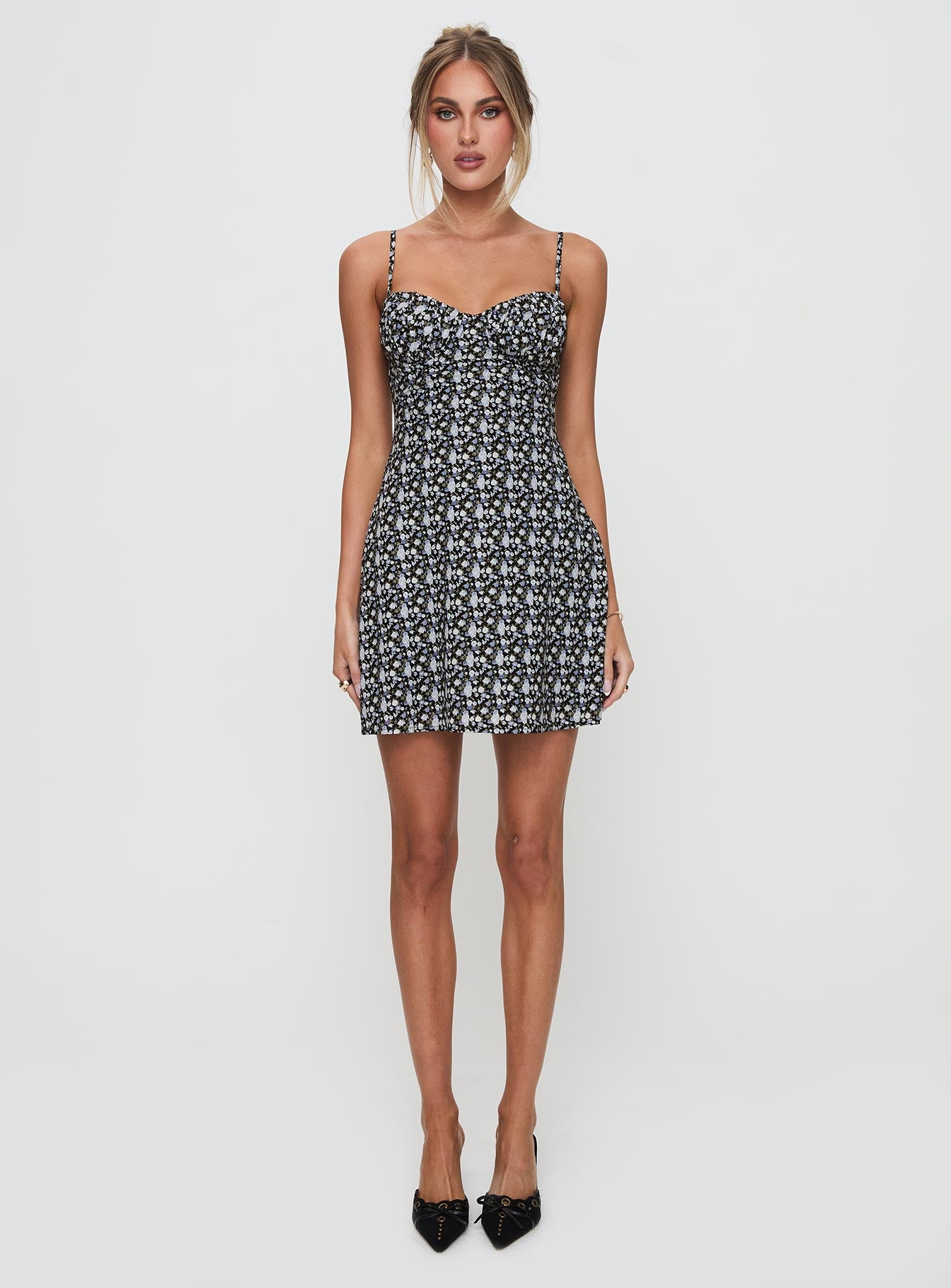 Draven Mini Dress Black Multi-Vipp Girl