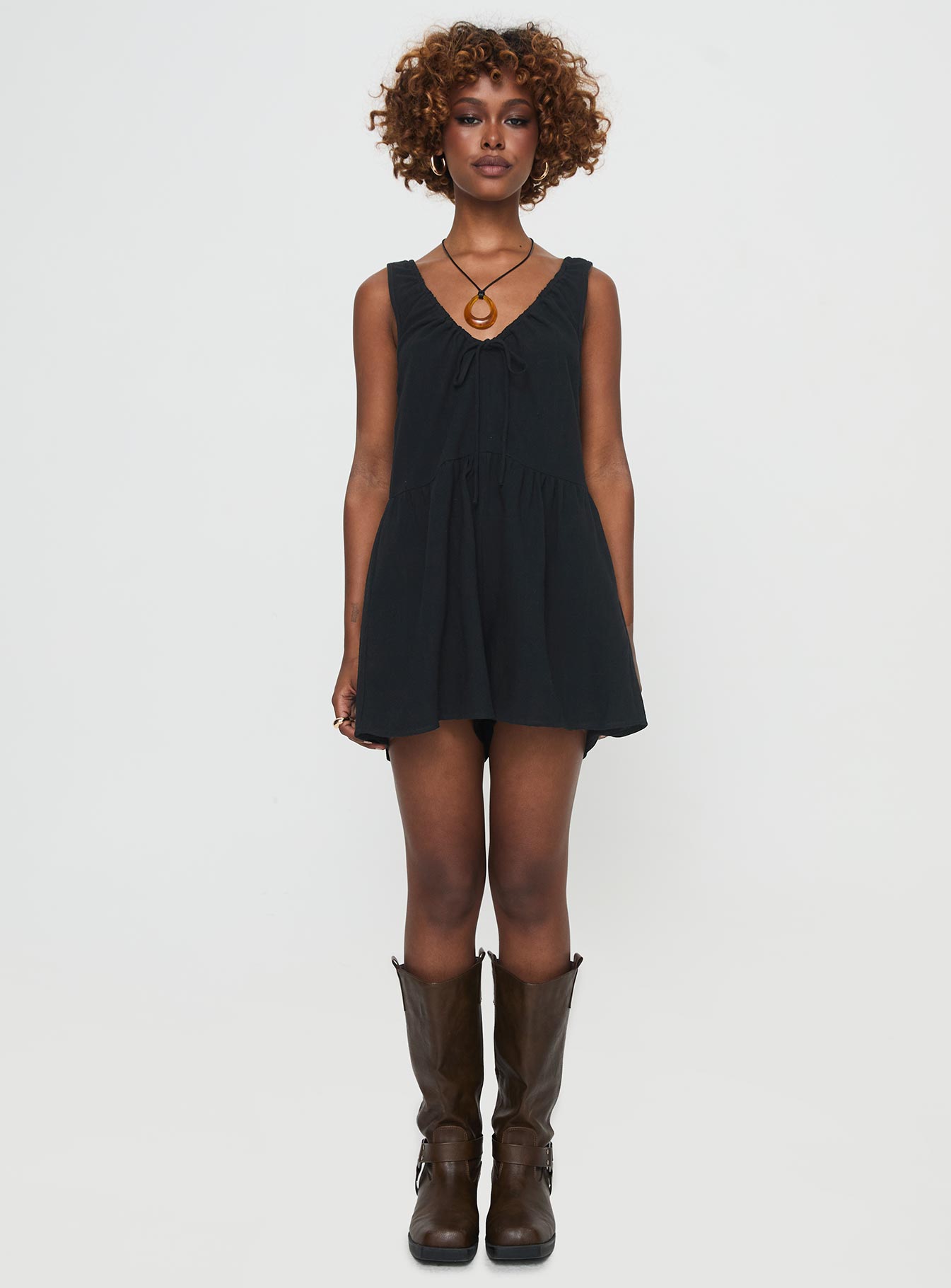 Mackellar Romper Black-Vipp Girl