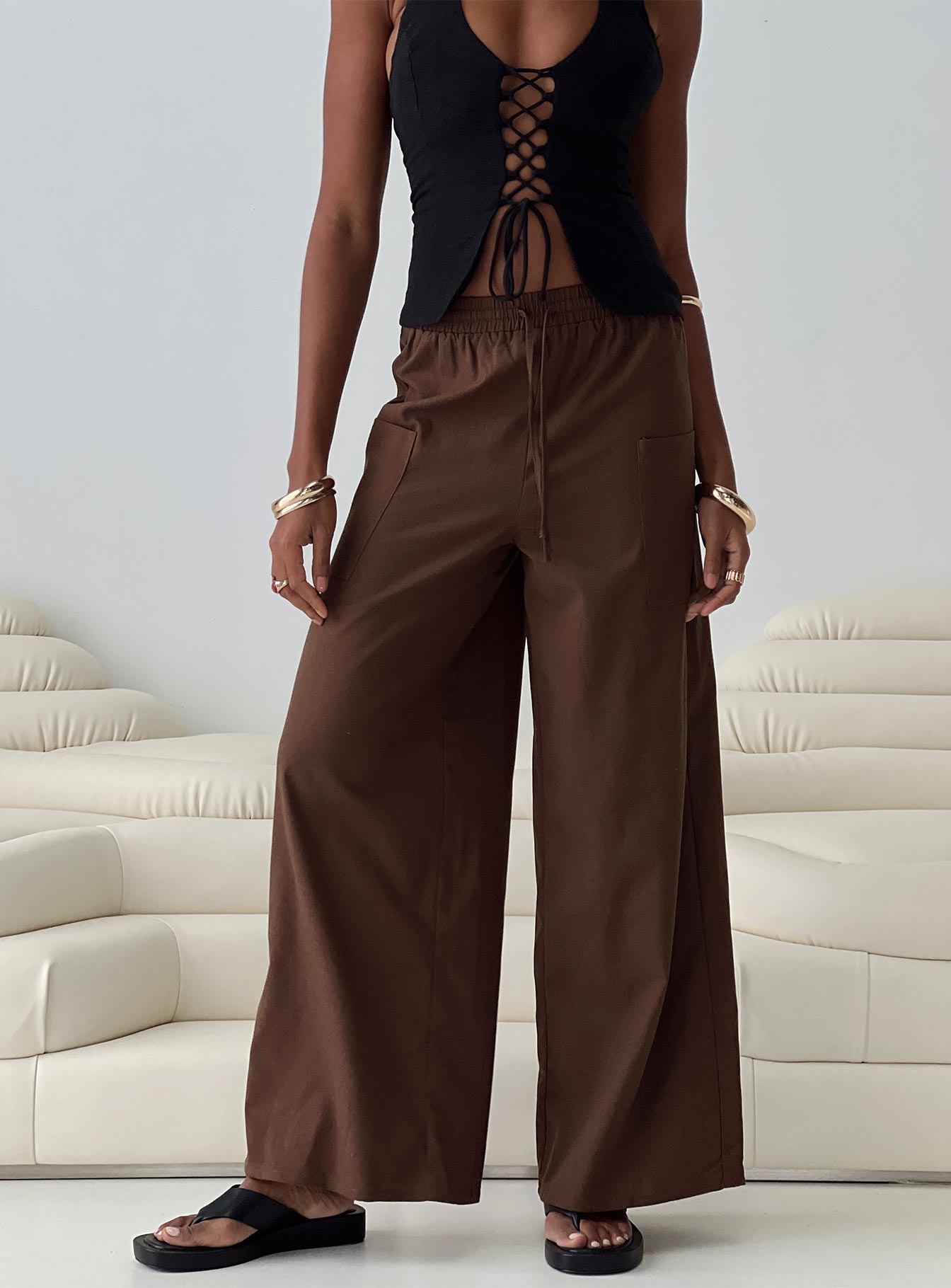 Brunie Pants Chocolate-Vipp Girl