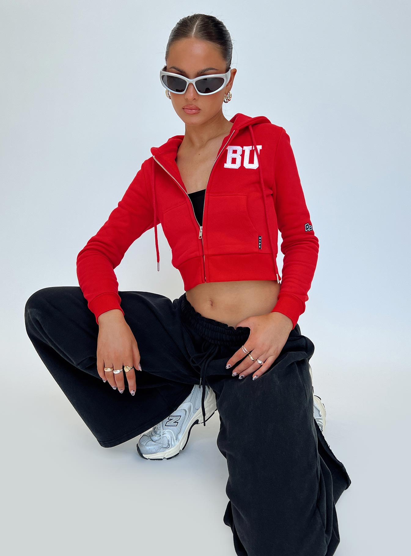 BU MIA Zip Sweater Red-Vipp Girl