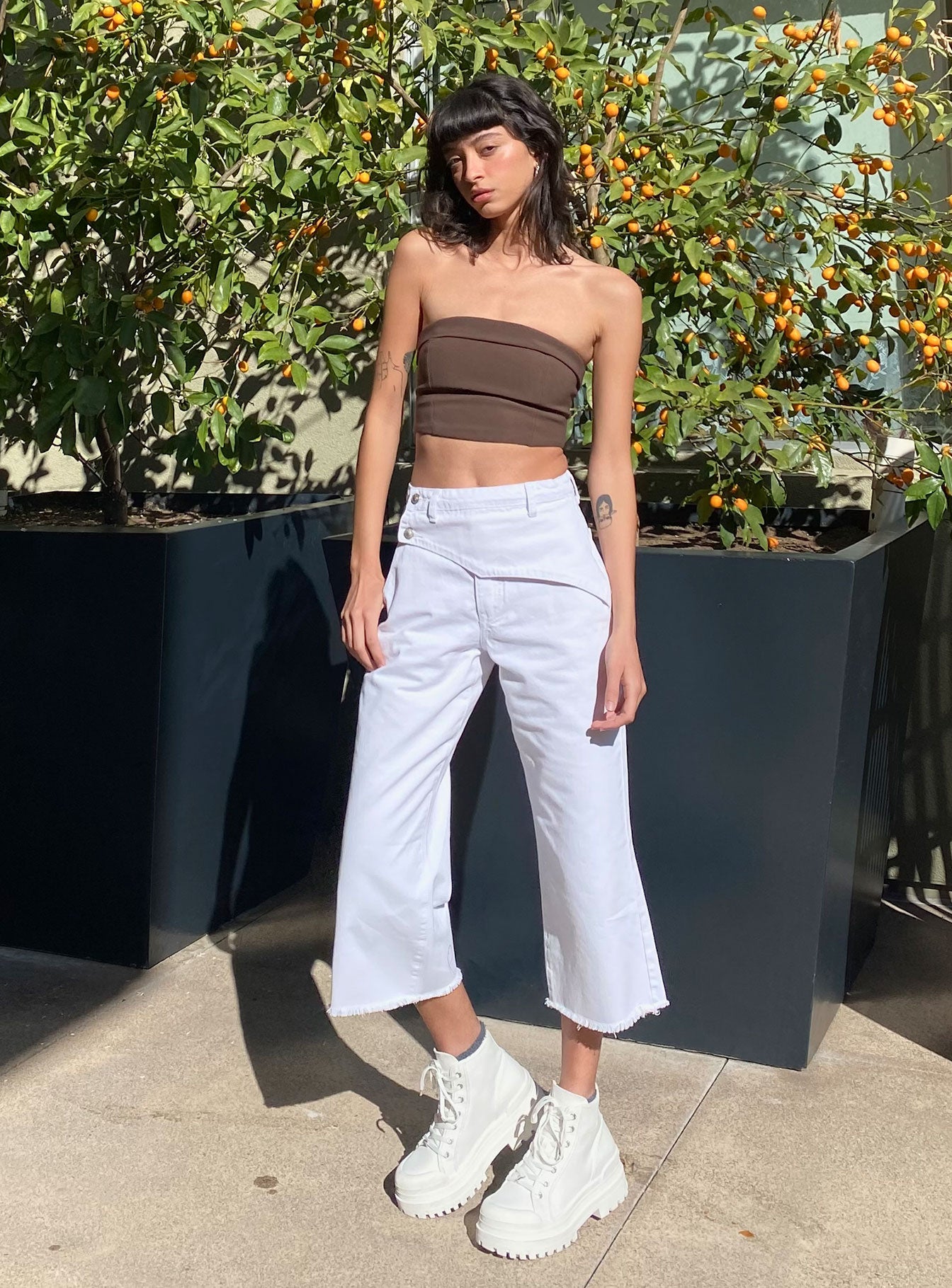 Berlin 90's Denim Jeans White-Vipp Girl