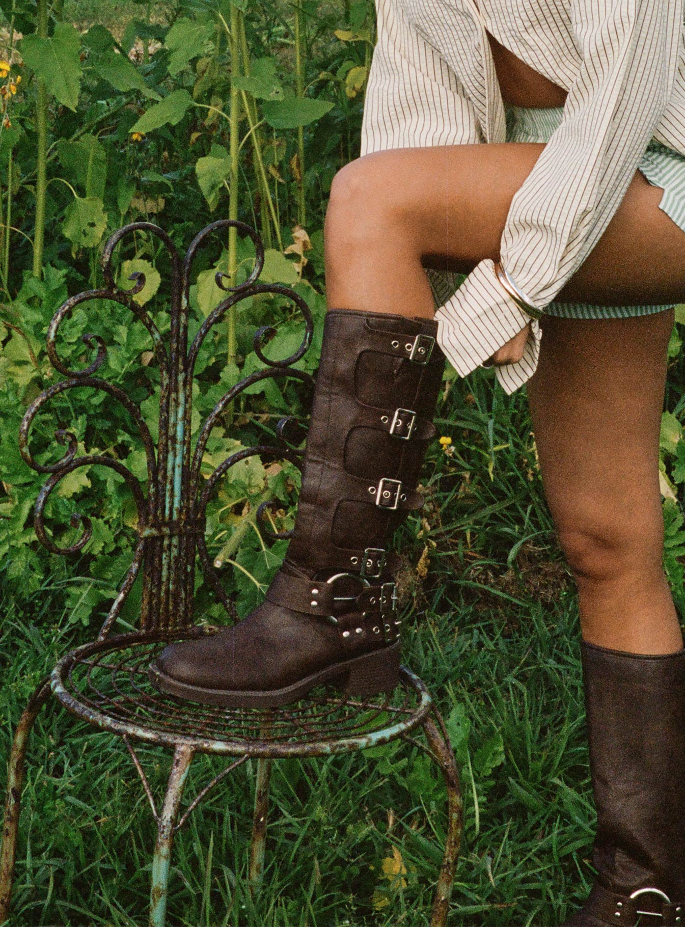 Buckle Down Boots Brown-Vipp Girl