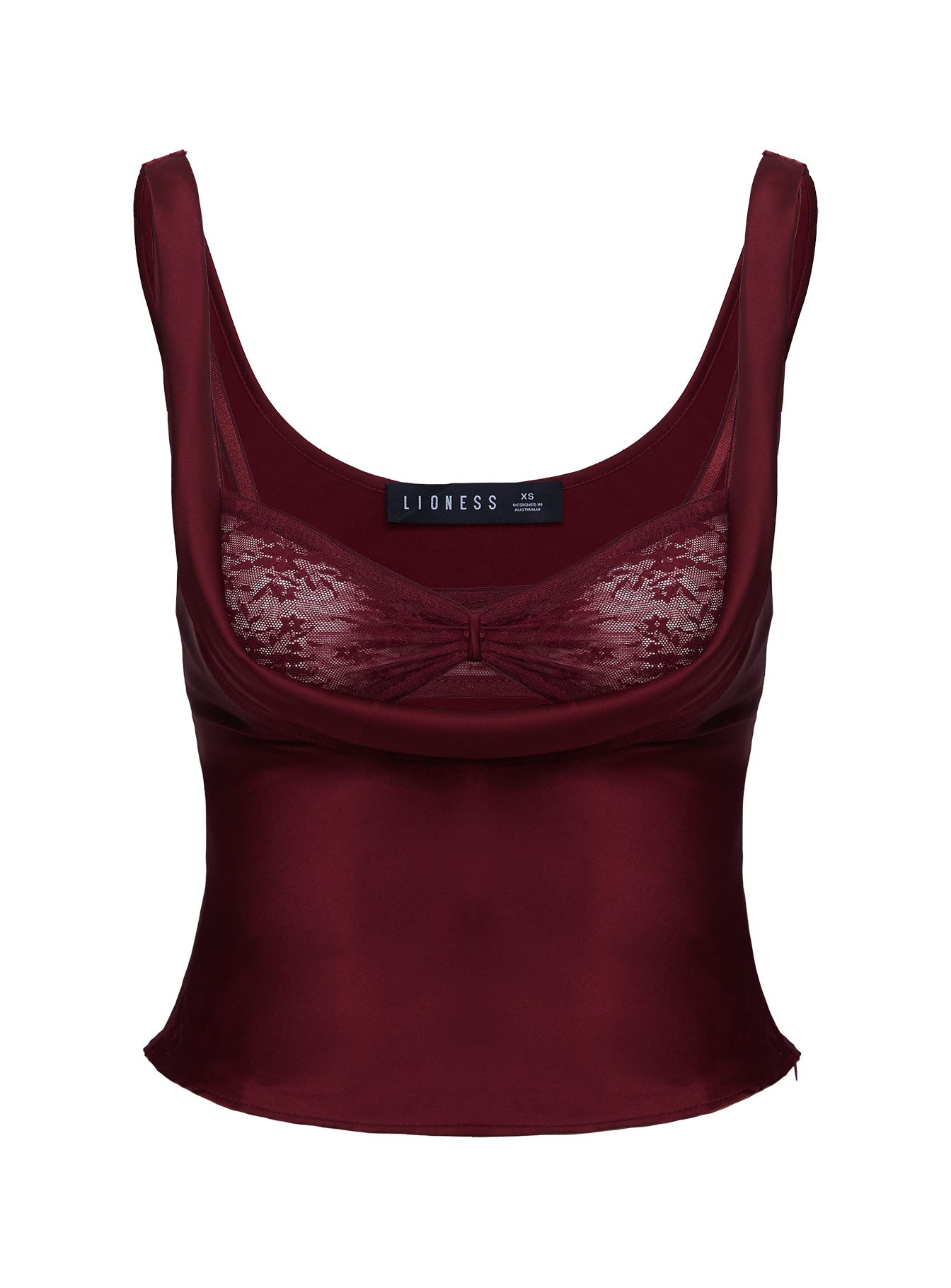 Delilah Top Burgundy-Vipp Girl