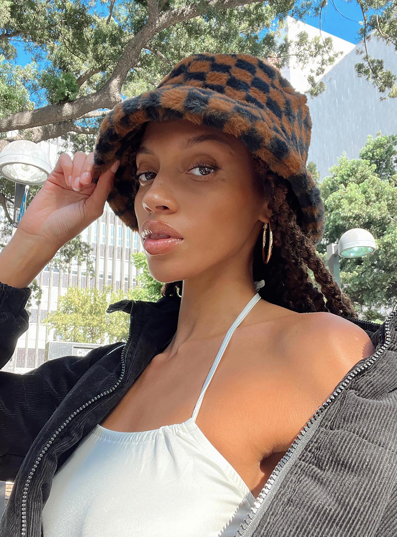 Elias Hat Dark Brown / Black-Vipp Girl