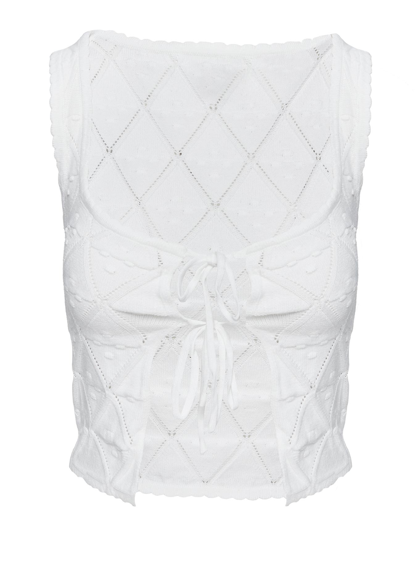 Giulia Knit Top White-Vipp Girl