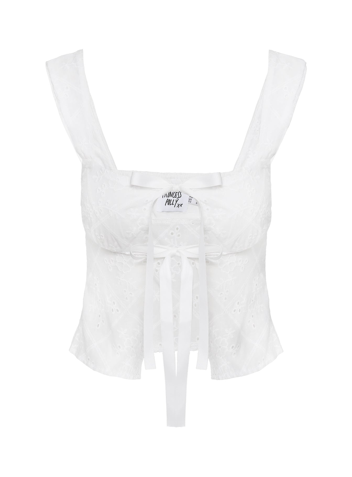 Glamma Top White-Vipp Girl