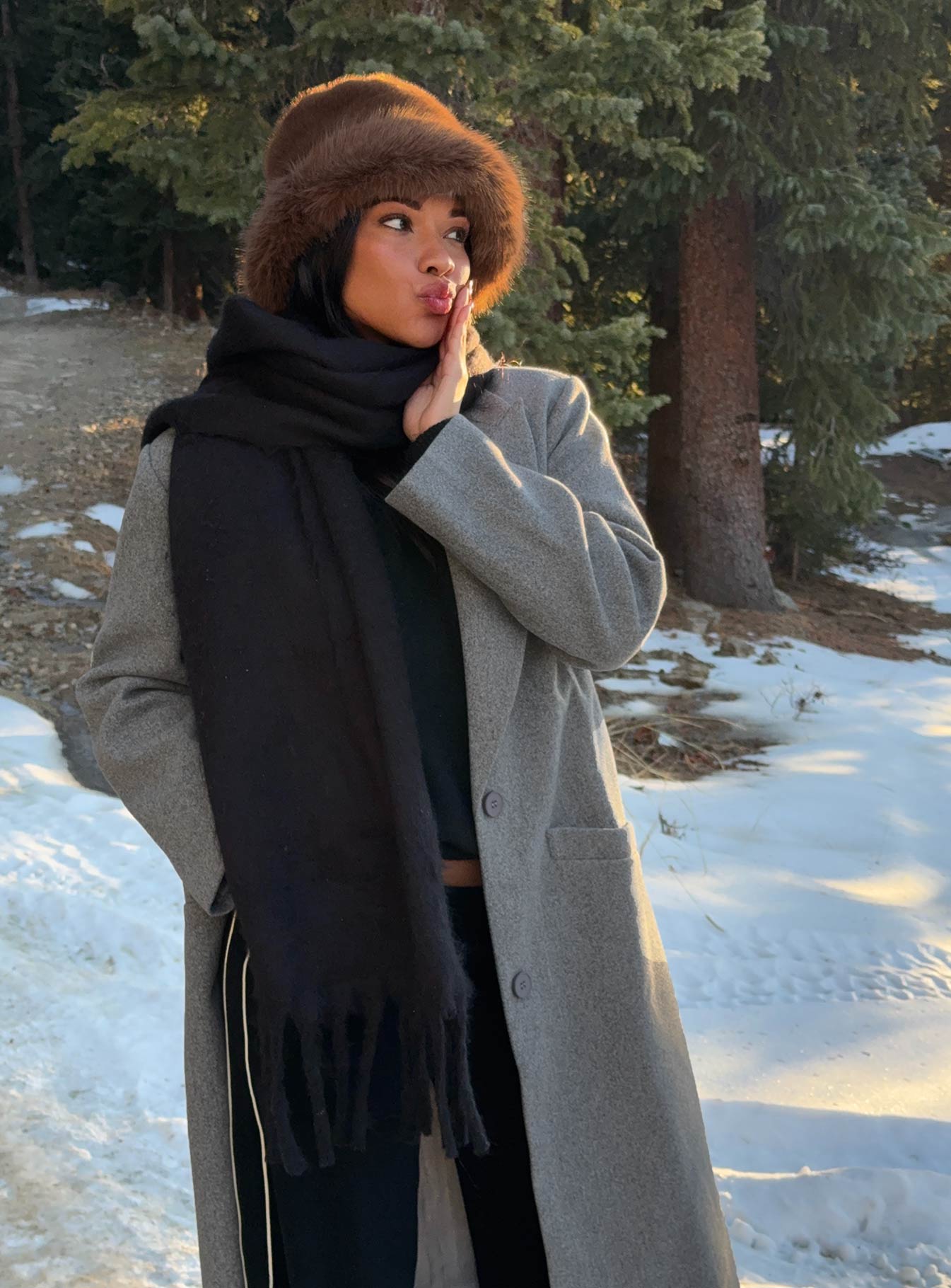 July Scarf Black-Vipp Girl