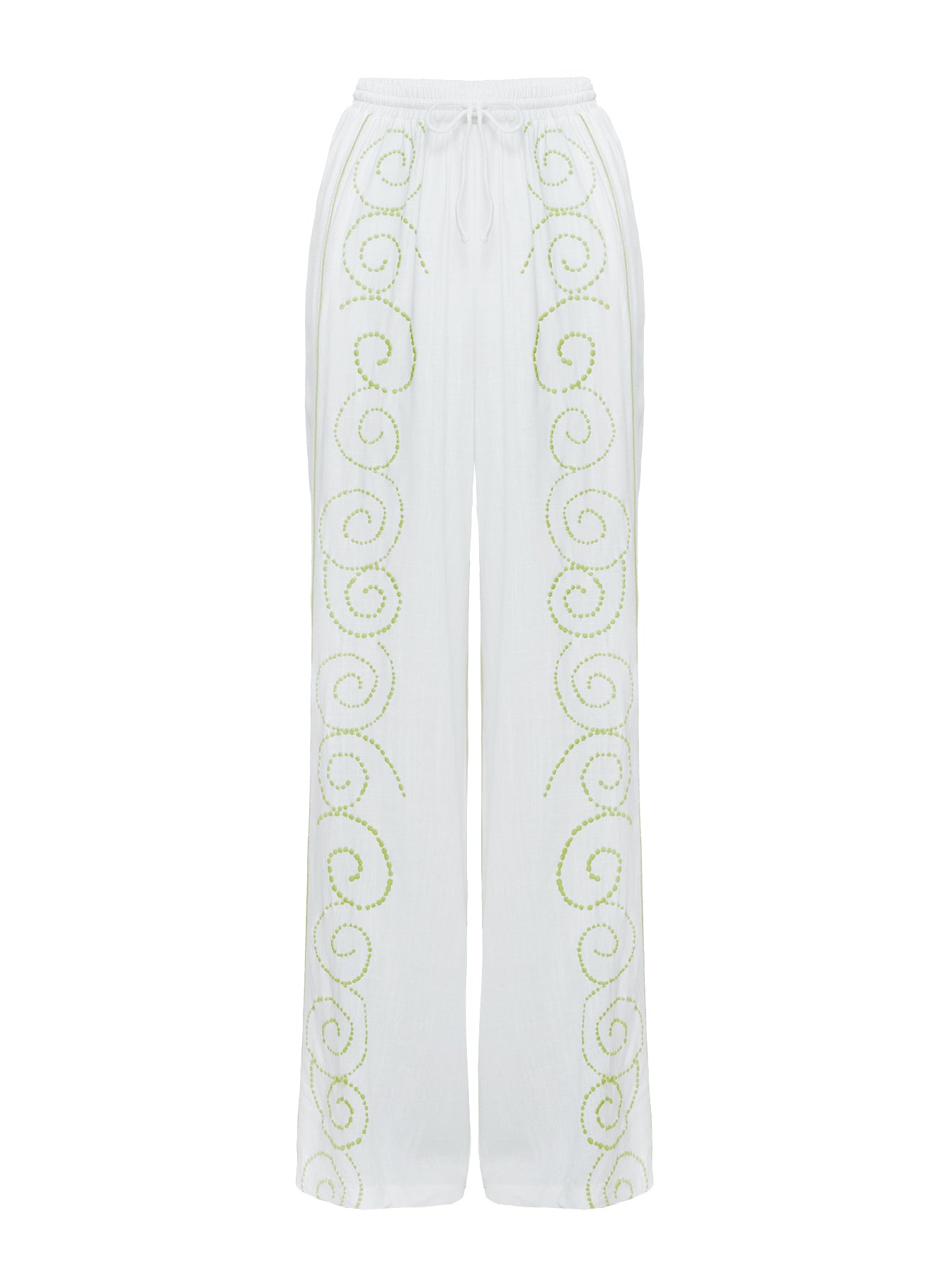 Kindred Pants White / Green-Vipp Girl