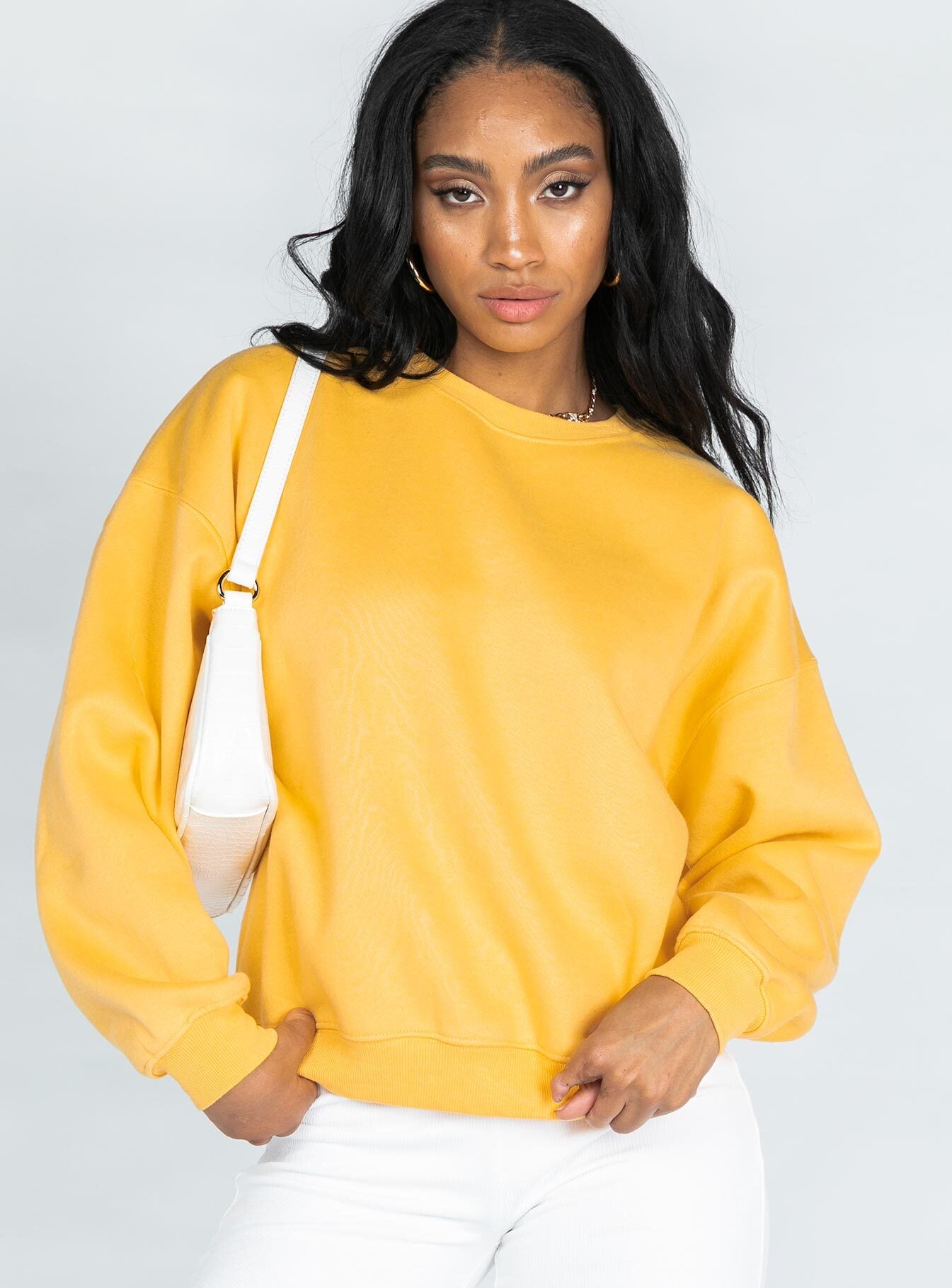 Charlotte Crewneck Sweatshirt Yellow-Vipp Girl