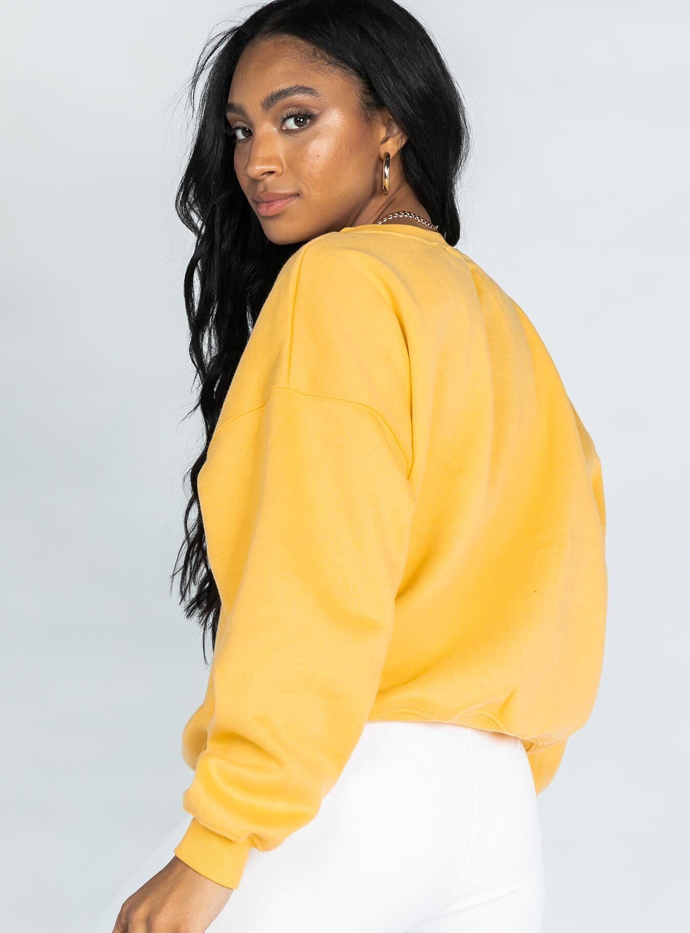 Charlotte Crewneck Sweatshirt Yellow-Vipp Girl