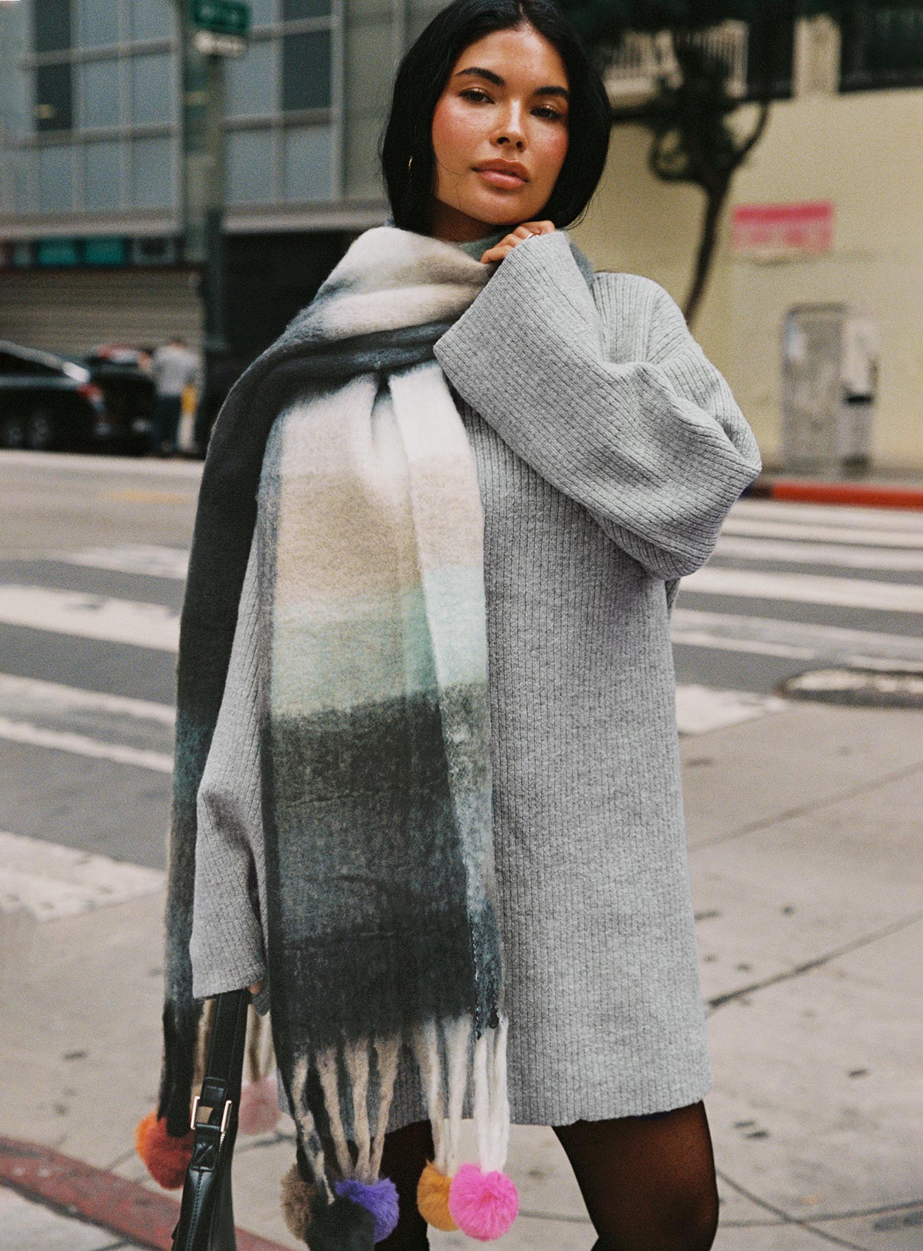 Maid Scarf Black Multi-Vipp Girl