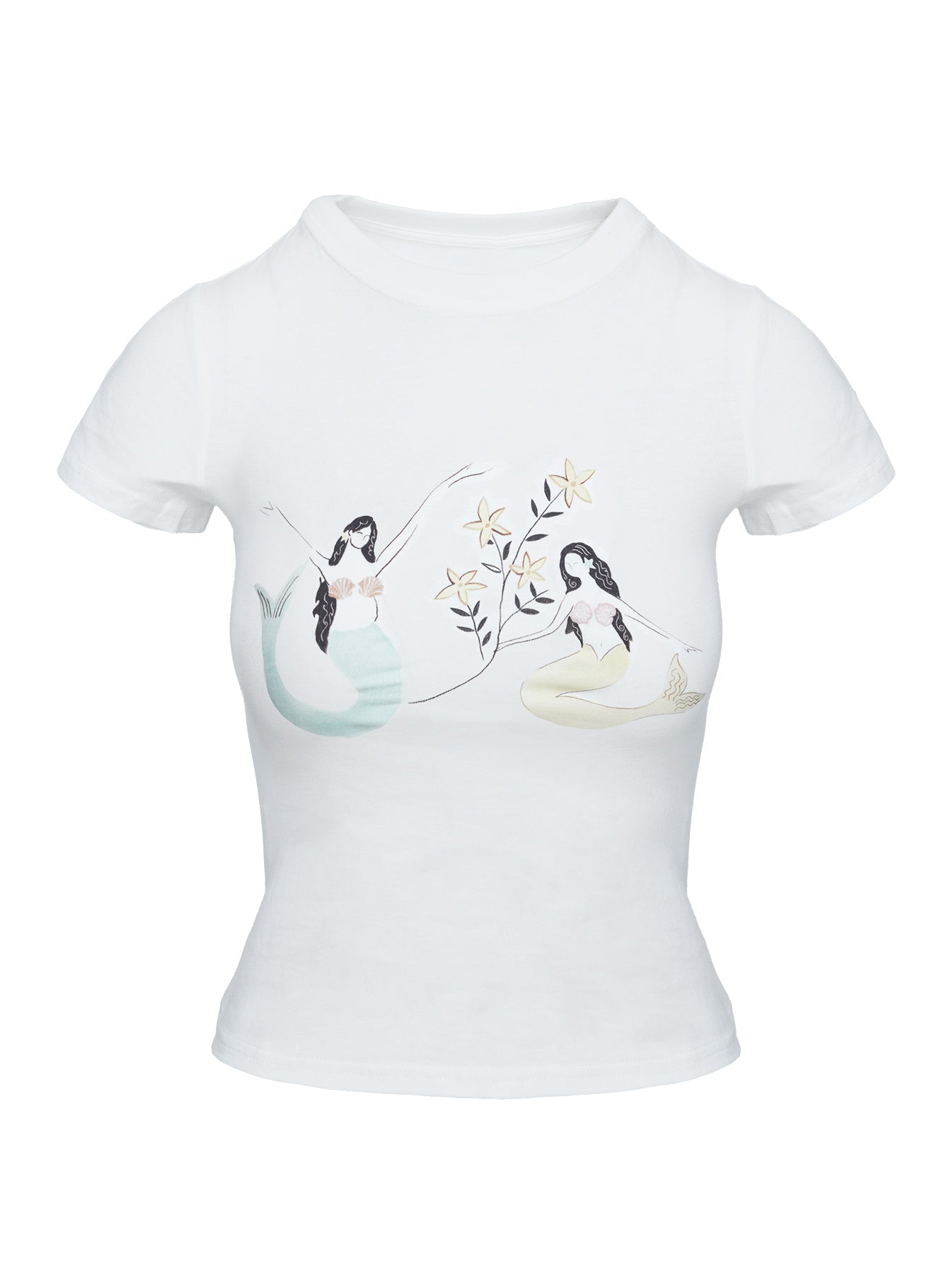 Mermaid Soul Tee White-Vipp Girl