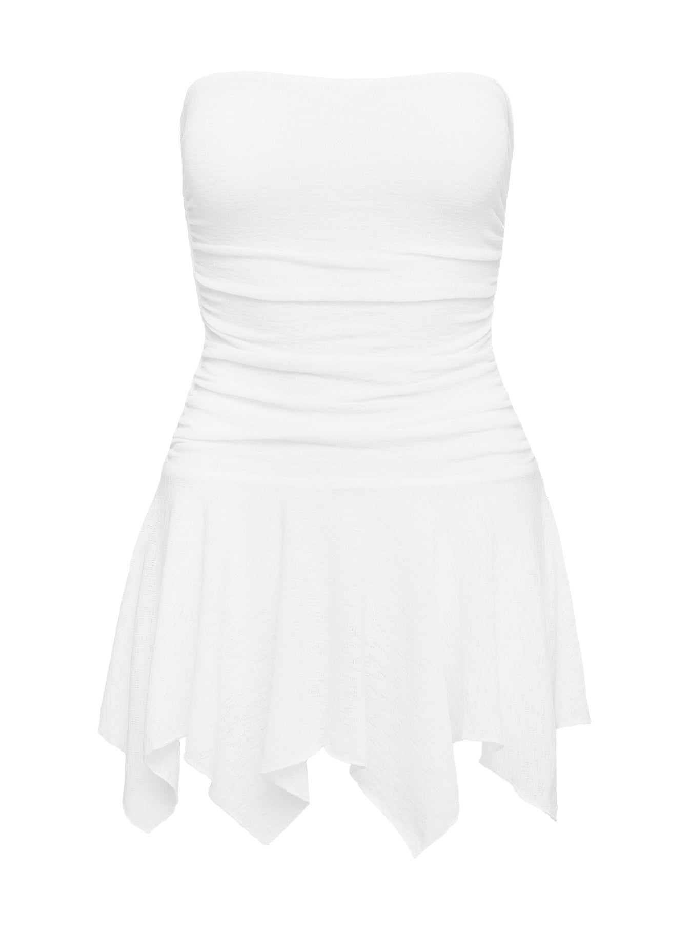 Minxie Strapless Romper White Tall-Vipp Girl