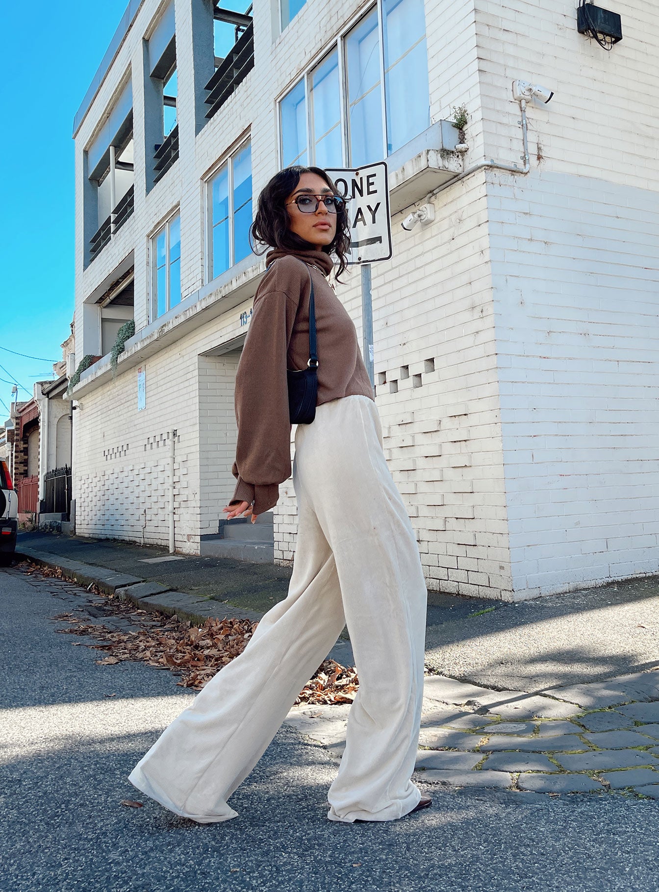 Motel Obeli Trouser Rib Cream-Vipp Girl