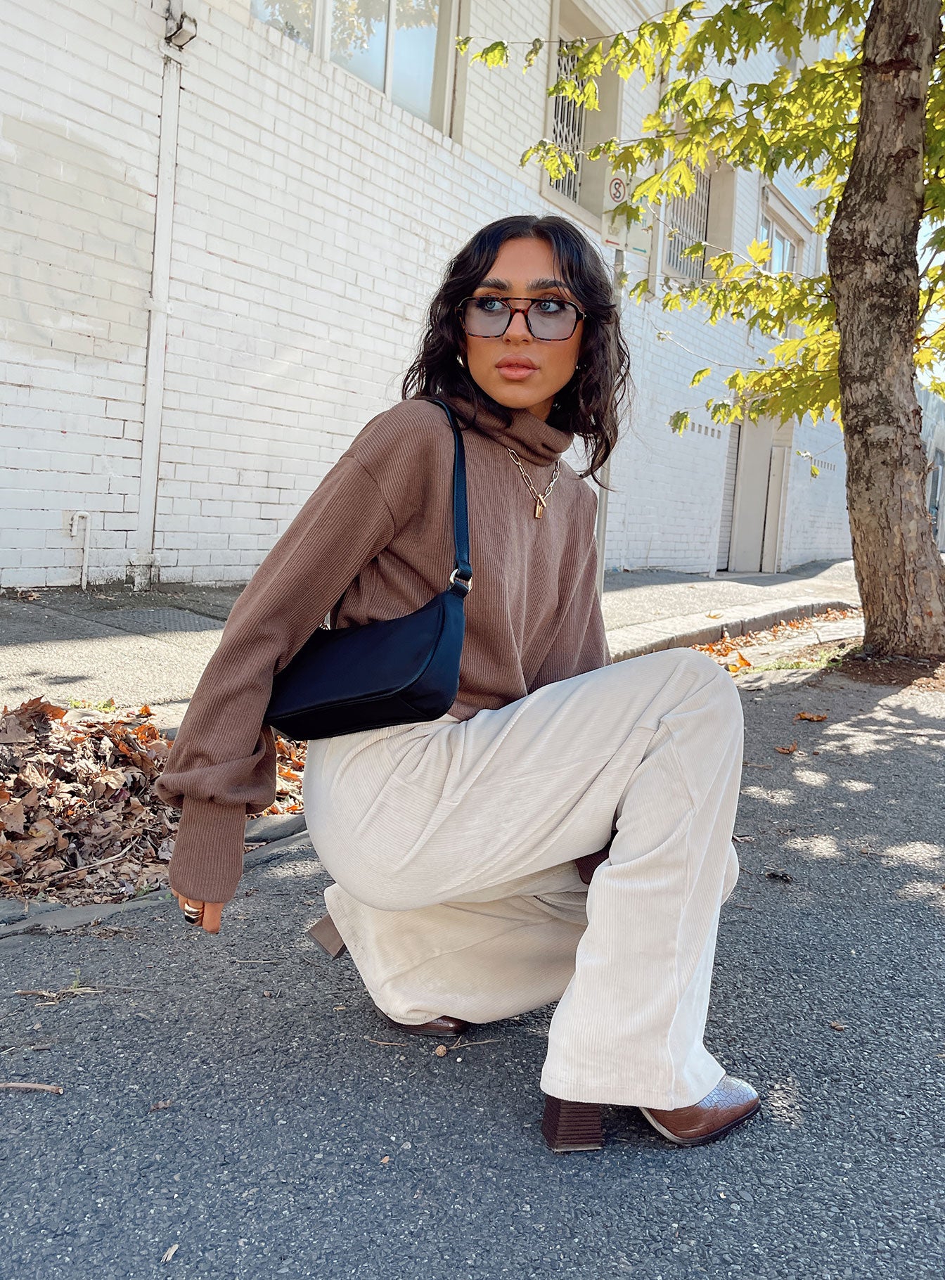 Motel Obeli Trouser Rib Cream-Vipp Girl