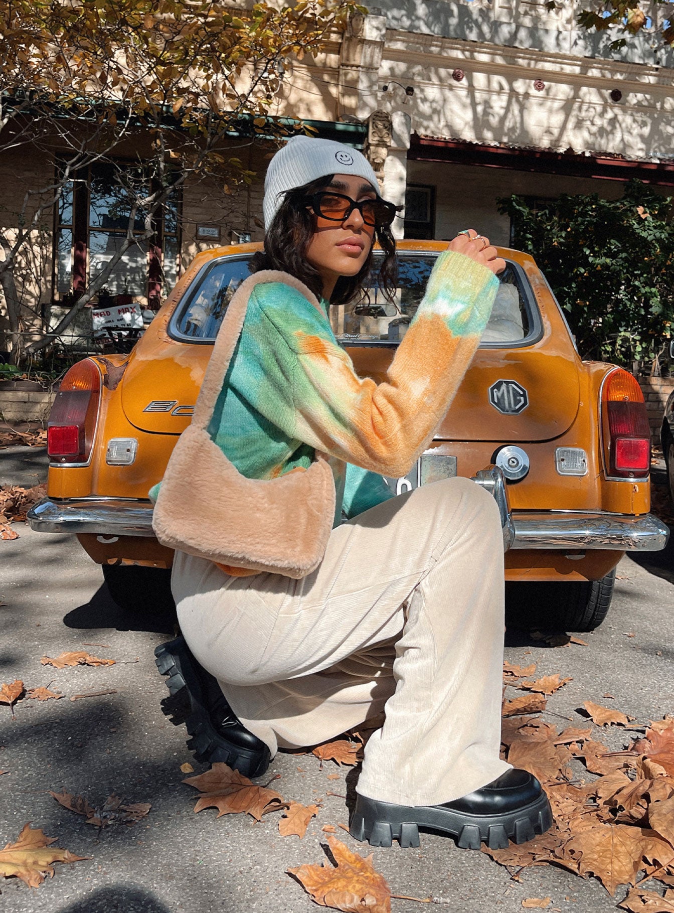 Motel Obeli Trouser Rib Cream-Vipp Girl