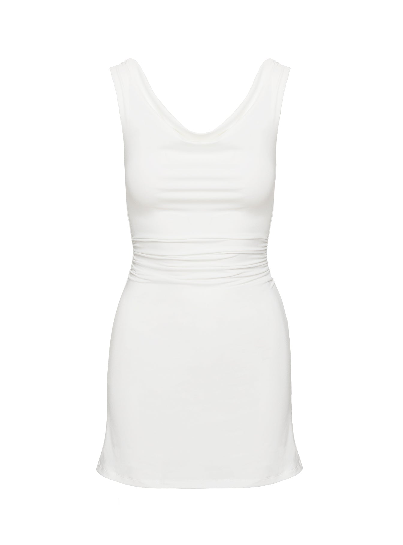 Renault Mini Dress White-Vipp Girl
