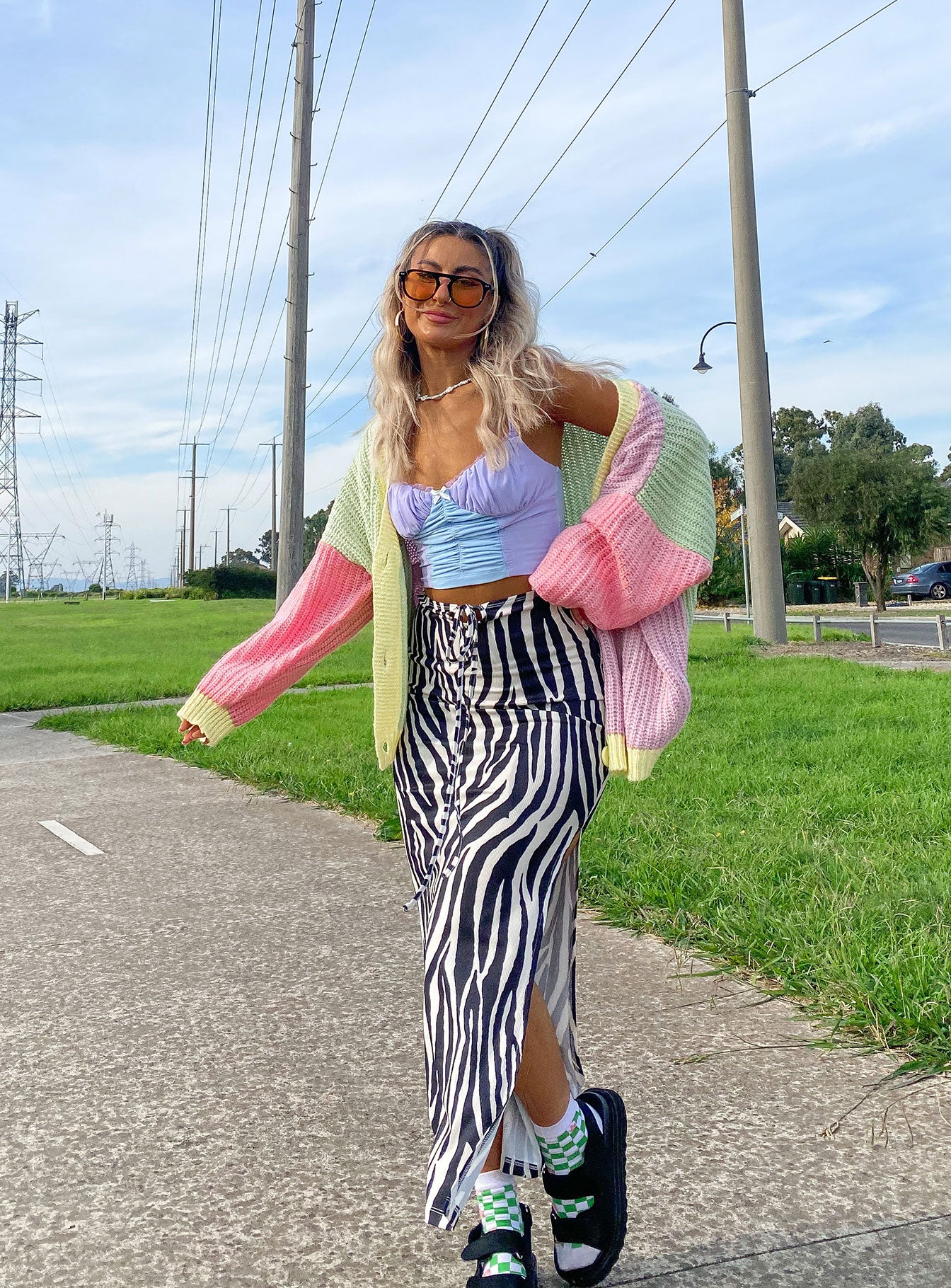 Naomi Cardigan Multi-Vipp Girl