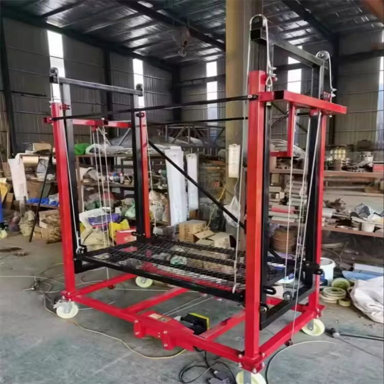 GuardianLift™: Plataforma elevadora de andamios eléctrica plegable（¡soporta hasta 500kg!）