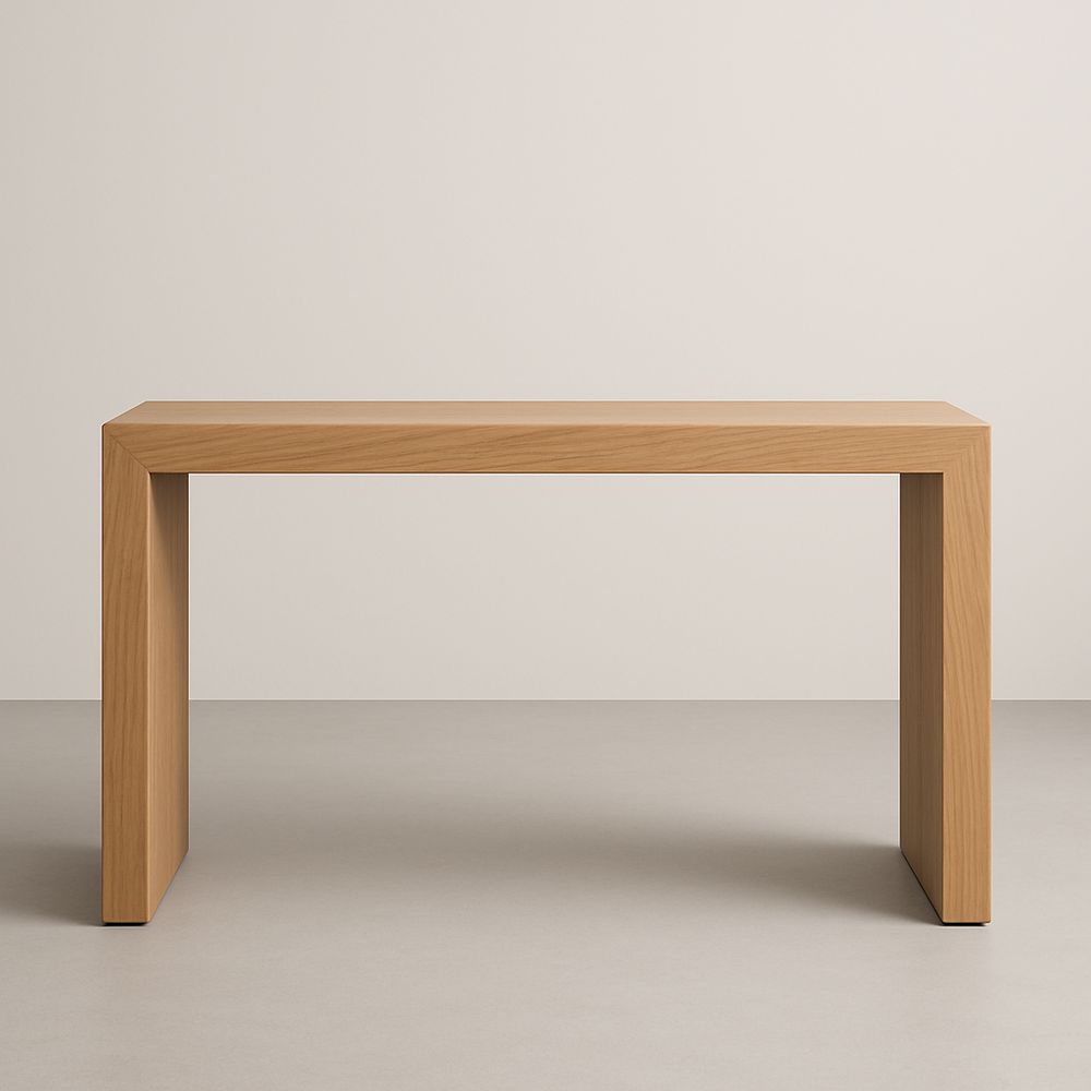 Table Console Chêne 120x40x75 cm