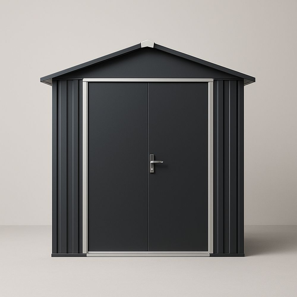 Abri de jardin en métal Gris Anthracite 260x300 cm