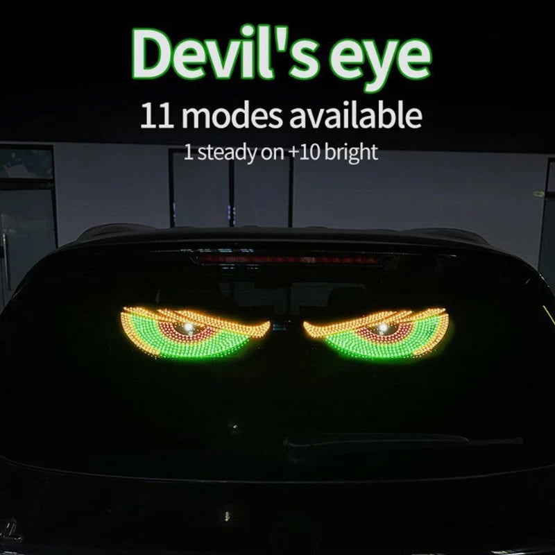 ⏳ Časovo obmedzená špeciálna ponuka ⌛ 2 ks LED svetiel Devil Eyes na čelné sklo