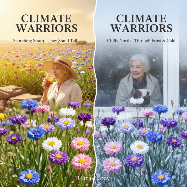 🌱 Prémiové semená nevädze – „nezastaviteľná“ divoká kvetina, ktorá rastie kdekoľvek