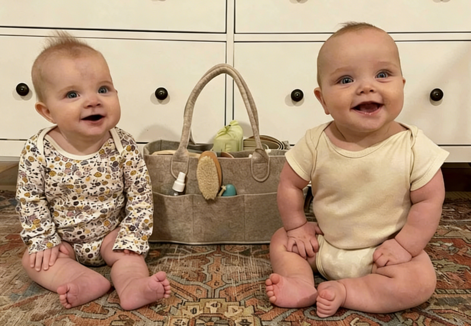 👜 Скандинавски стил филцова чанта за пелени｜Елегантно родителство започва с подредба 🧺🤍