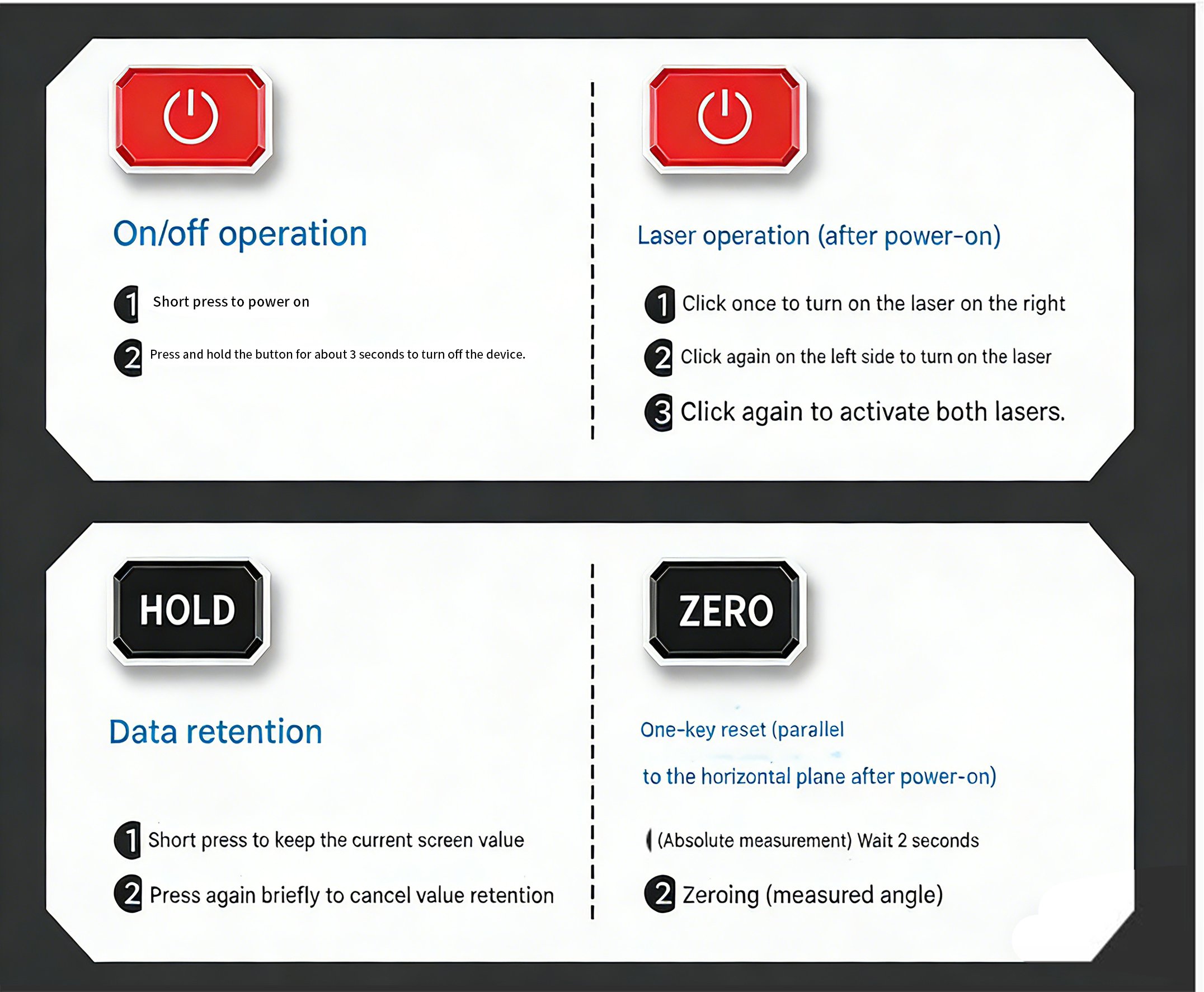 📐🔧 Digitální úhloměr se 4stranným magnetem a laserem ✨