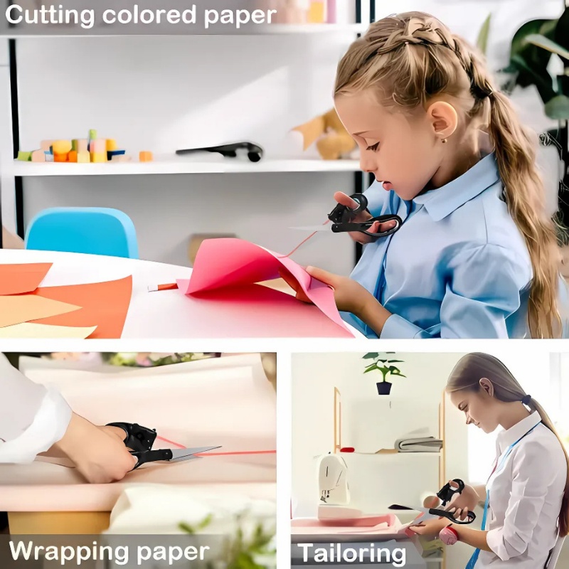 LaserScissors 1+1 GRATUIT: Précis Coupe Guidé Par Laser Multifonction Ciseaux