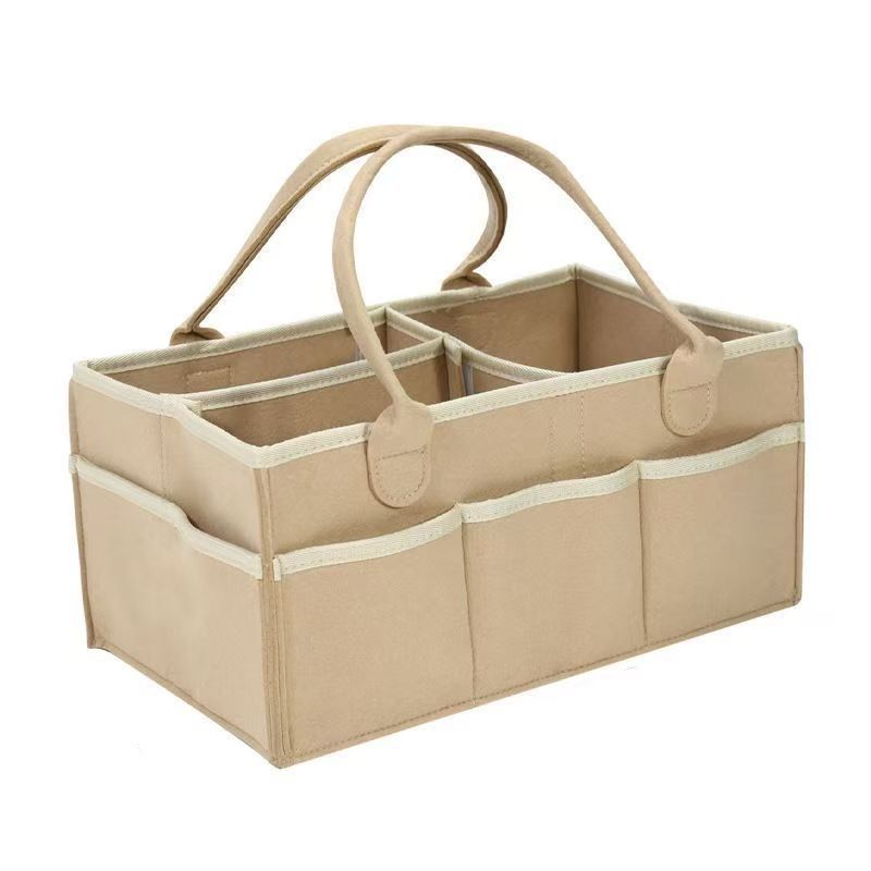 👜 Скандинавски стил филцова чанта за пелени｜Елегантно родителство започва с подредба 🧺🤍