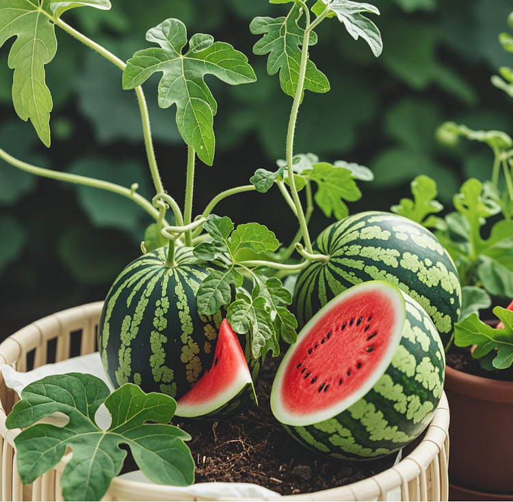 🍉Home Potted Ruby Watermelon Seeds