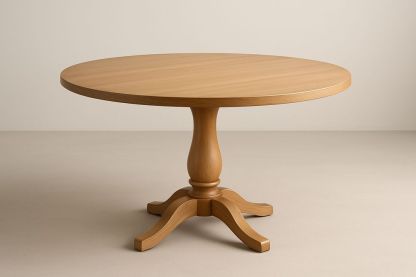 Table en Bois Massif Diamètre120 cm-Verdaflora