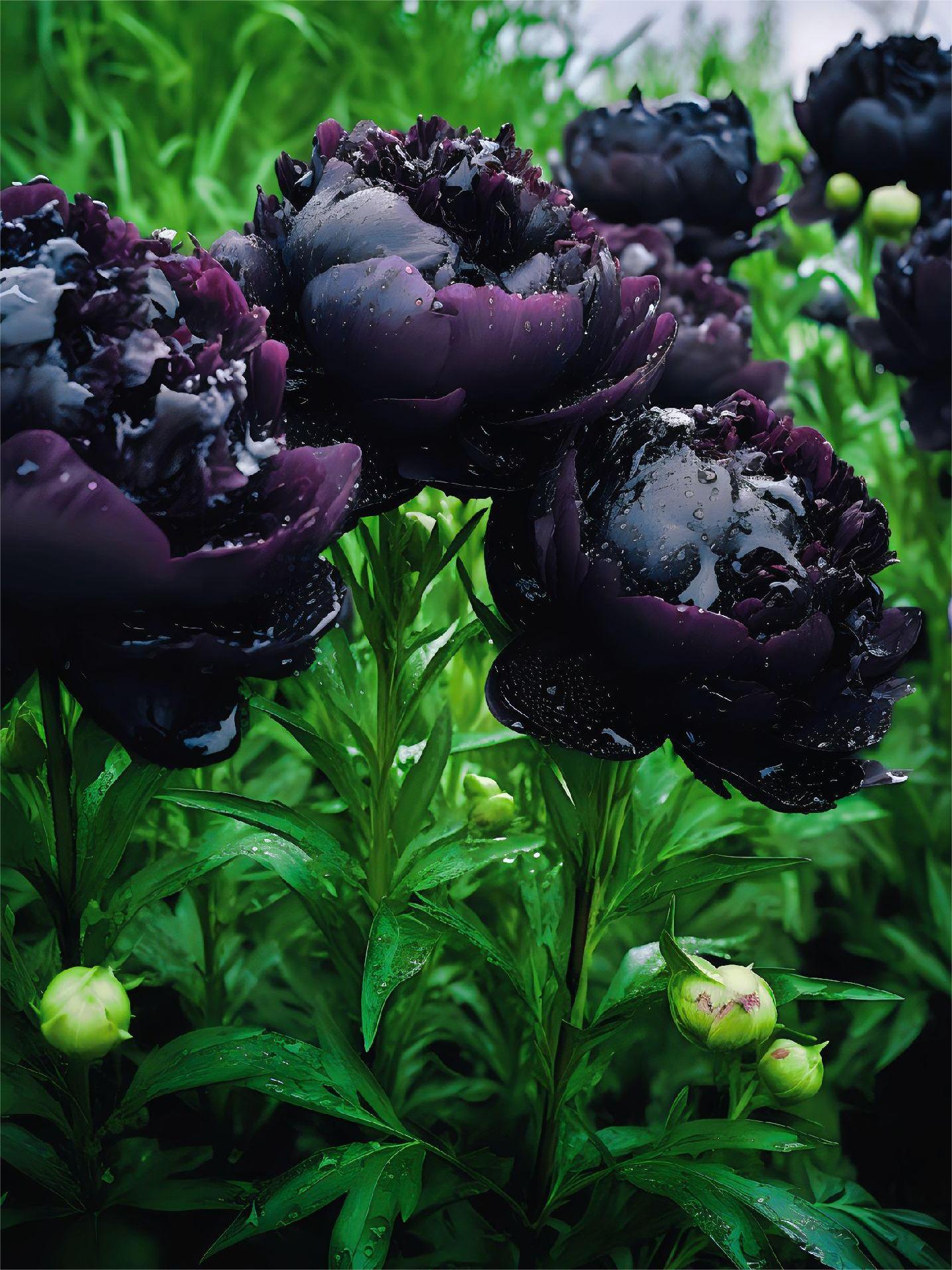Black Beauty Pfingstrosen-Blumensamen