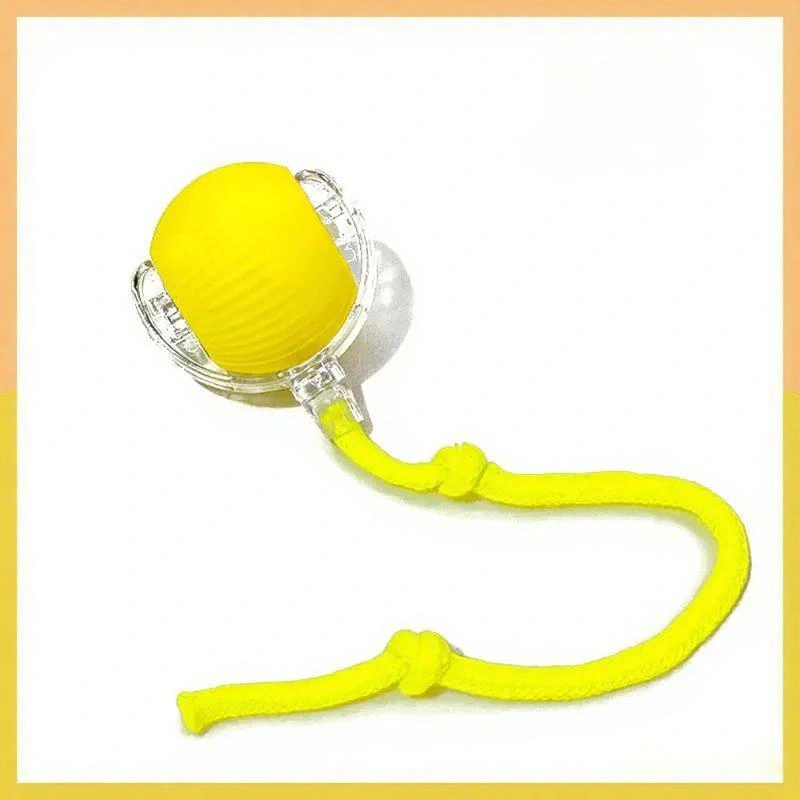 🦊Macska Játék Labda Kötéllel 🐶Ugrálás és Rágás Önálló Szórakozáshoz