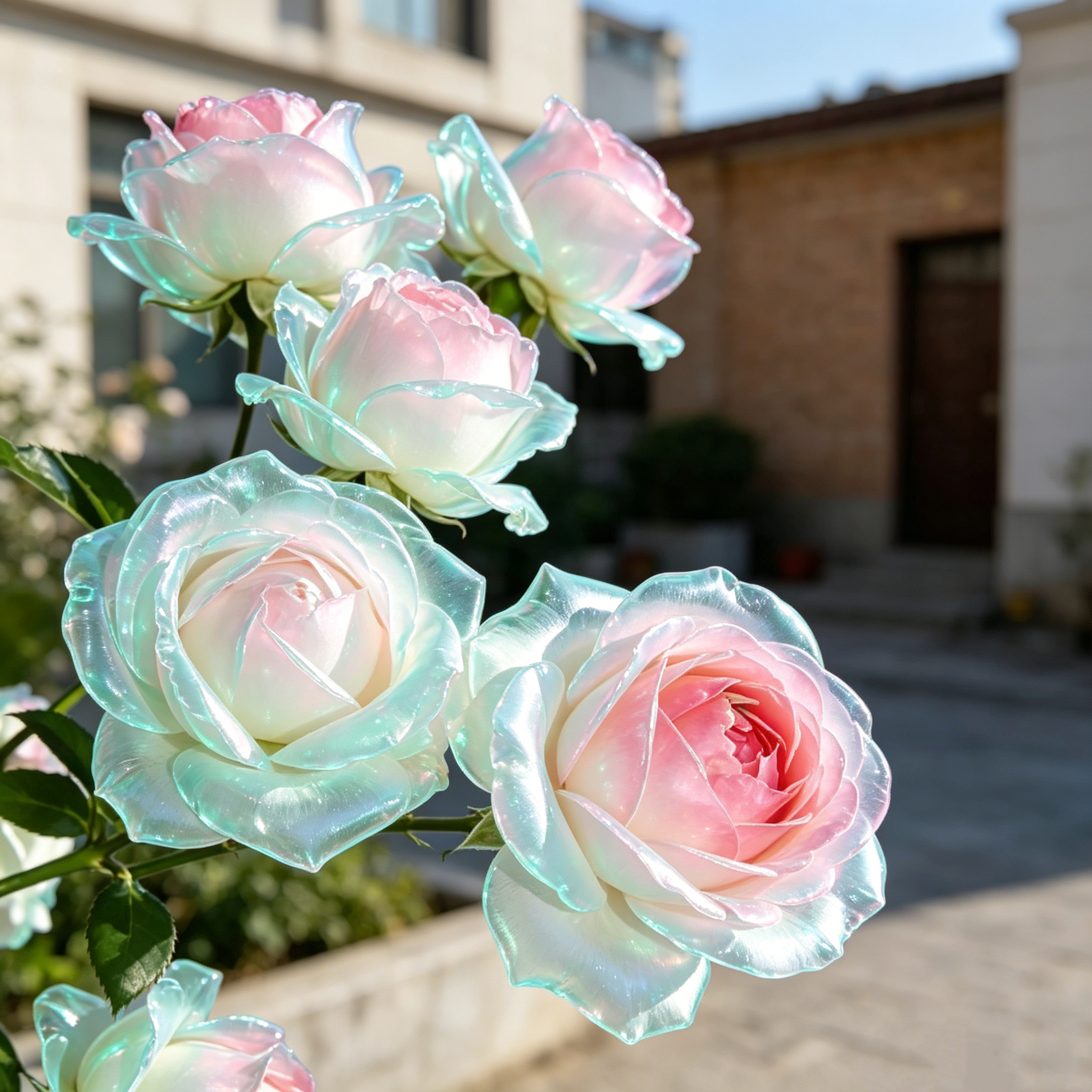 🌹Gradient Pearl Roses Seeds – Multi/Two-Tone Bloom Magic🌈
