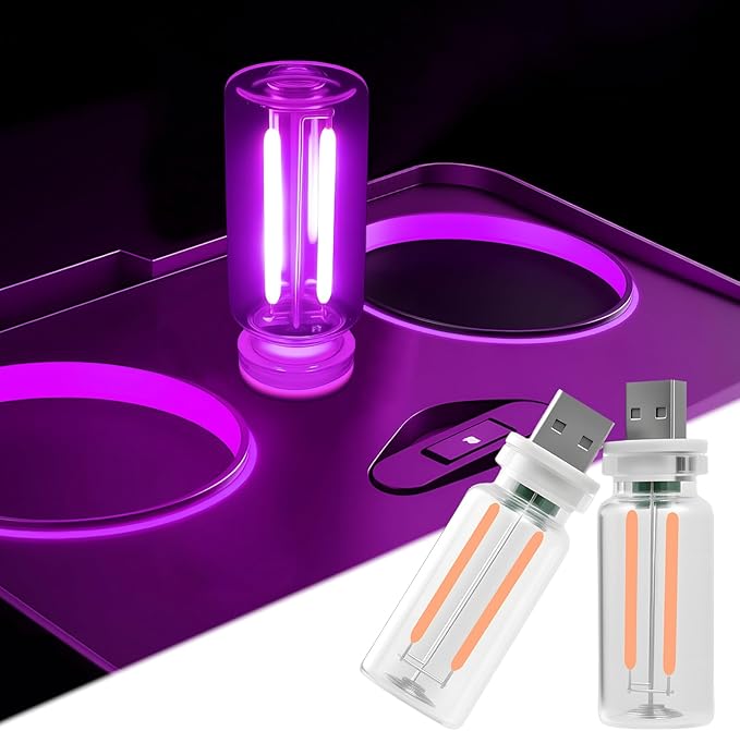 💥Změňte atmosféru svého auta s USB LED světlem – Jednoduché připojení, fascinující efekt