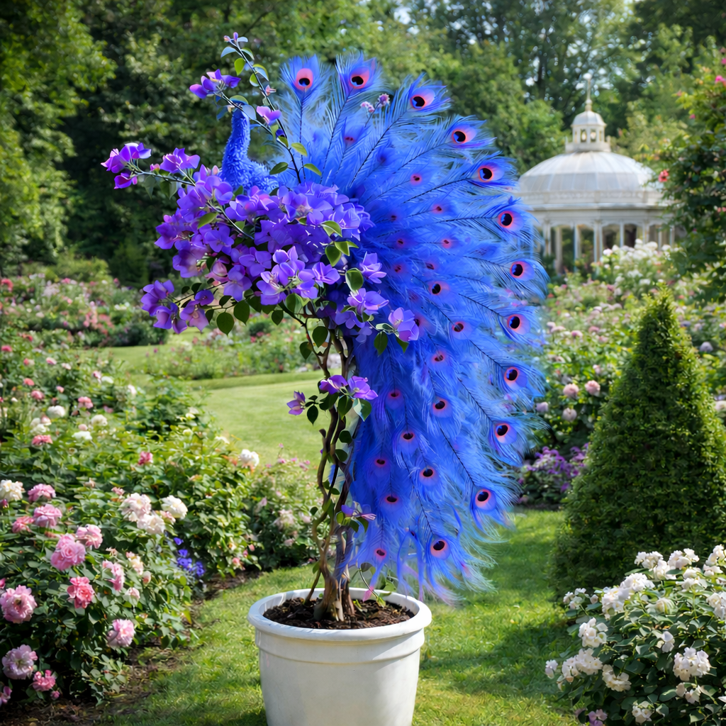 🦚Semena popínavé rostliny Peacock Bougainvillea - Přidejte do své zahrady elegantní květy pavího květu