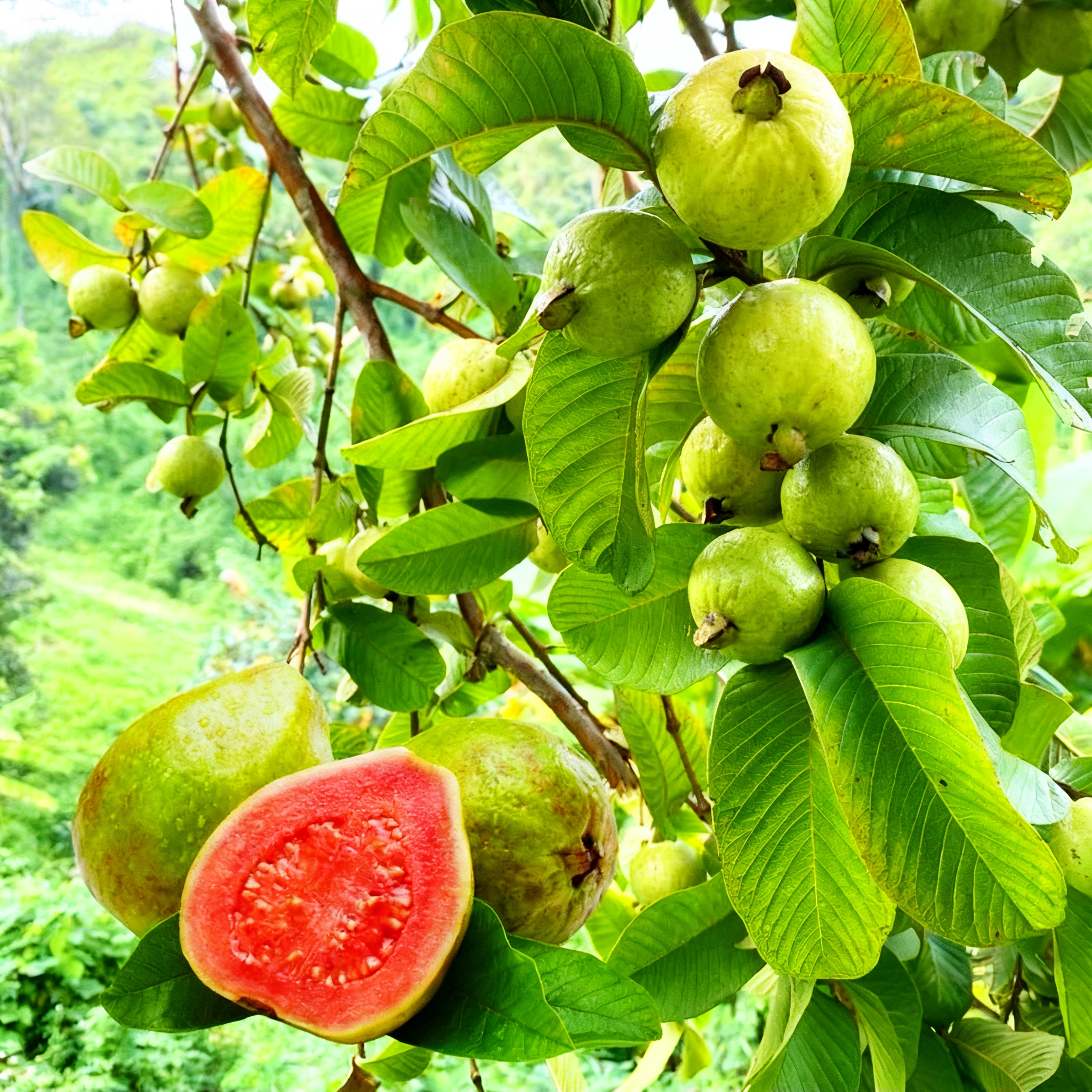 🍈 Pink Guava Seeds for Planting – Suitable for Pots, Greenhouses, and Outdoor Gardens 🍈