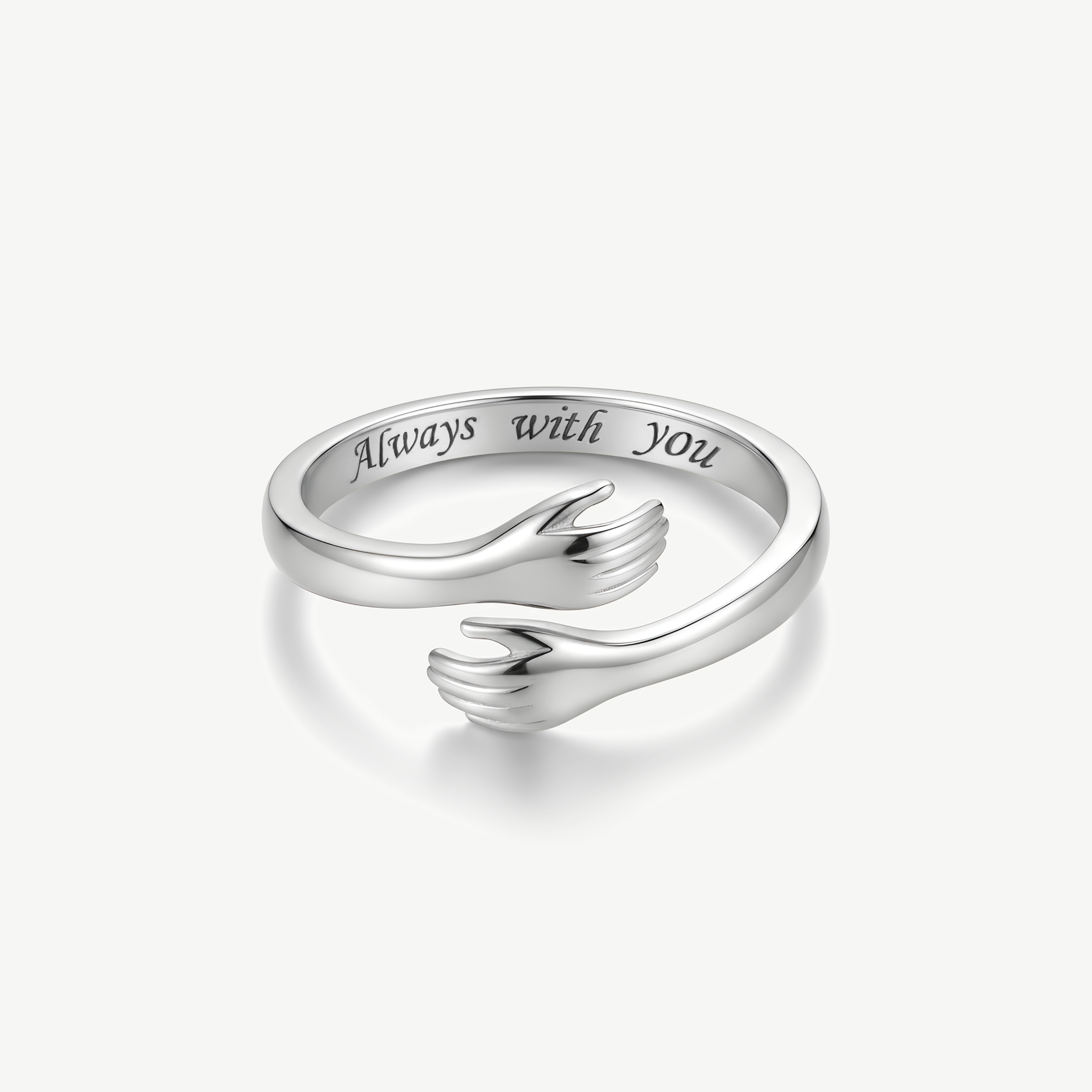 🤍Пръстен „Always With You“ – Прегръдка