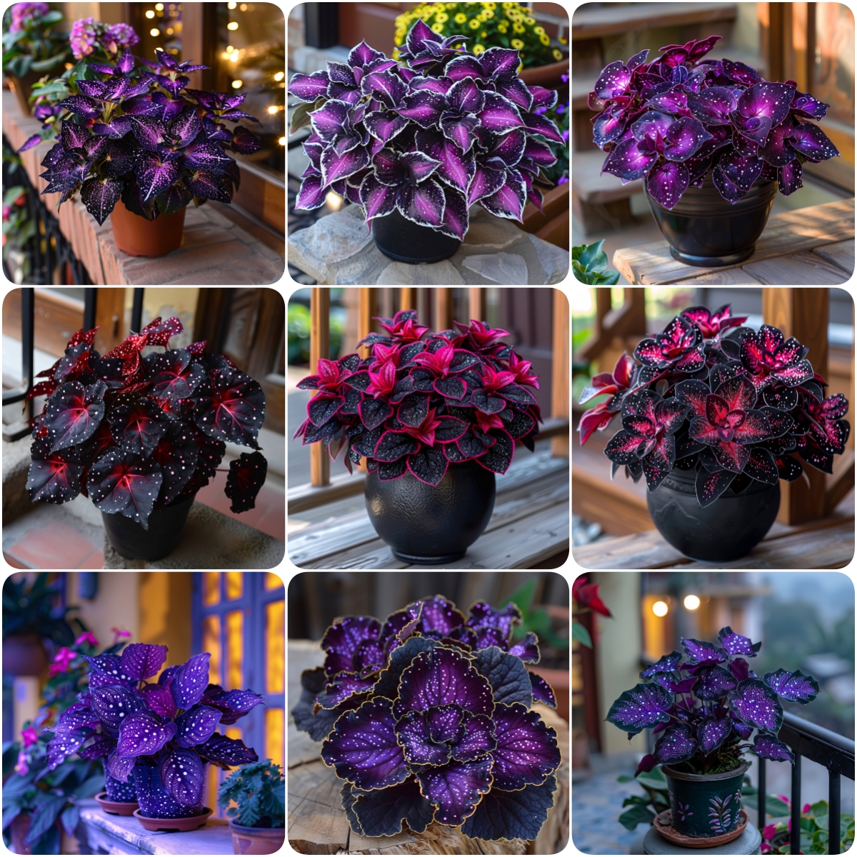 Rare Galaxy Polka Dot Begonia🌌☘️ - Interior Design, Foliage Plants ✨🏘️