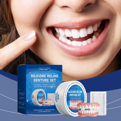 🔥Последните четири часа 70% отстъпка 🦷Haimuzil™ 𝐒𝐢𝐥𝐢𝐜𝐨𝐧𝐞 𝐑𝐞𝐥𝐢𝐧𝐞 𝐃𝐞𝐧𝐭𝐮𝐫𝐞 𝐒𝐞𝐭