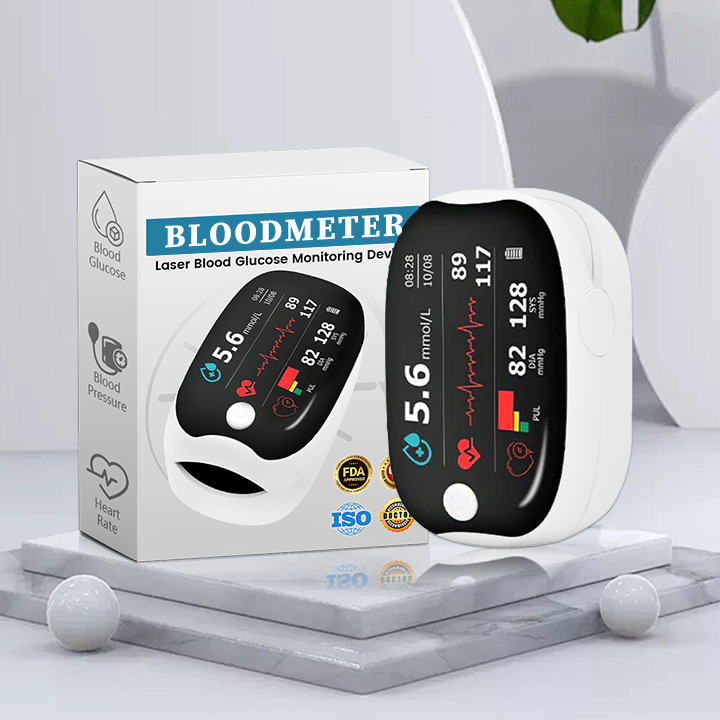 3-in-1 Health Monitor Painless Testing - Extremely Fast Readings - Accurate Tracking ✅ Blood Glucose ✅ Heart Rate ✅ Blood Oxygen All in One