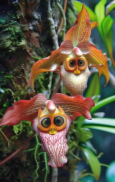 Рядко растение! Странна маймунска орхидея