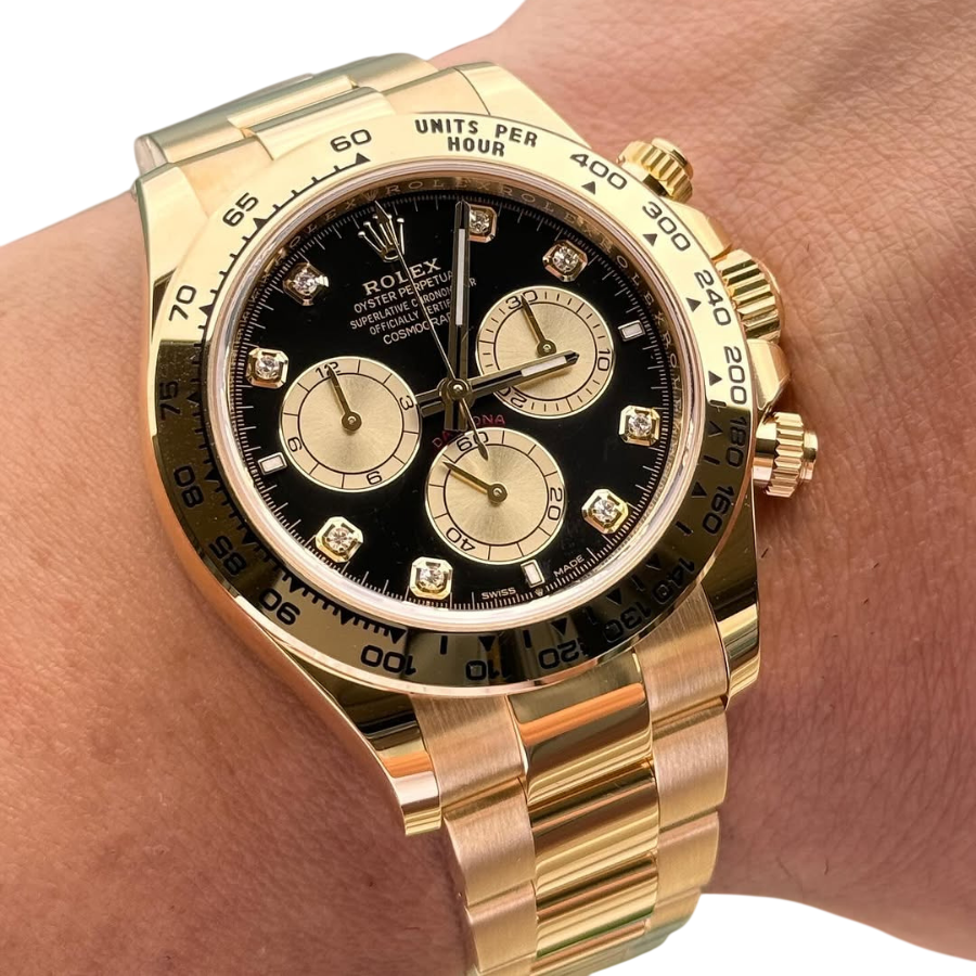 Rolex Cosmograph Daytona Watch 18 kt Yellow Gold 126508-0003